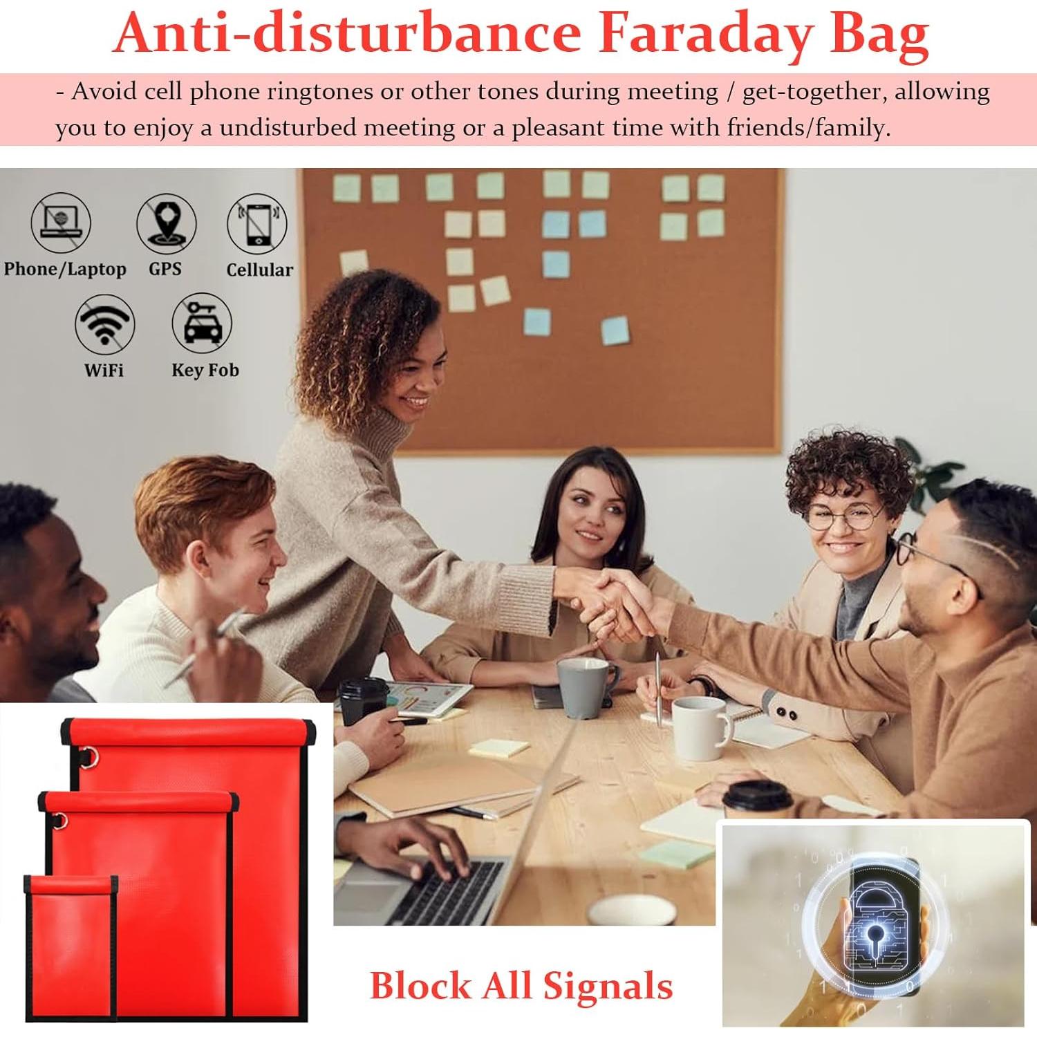 Bolsas Faraday Ohwekit 3 Piezas Protección Señal RFID