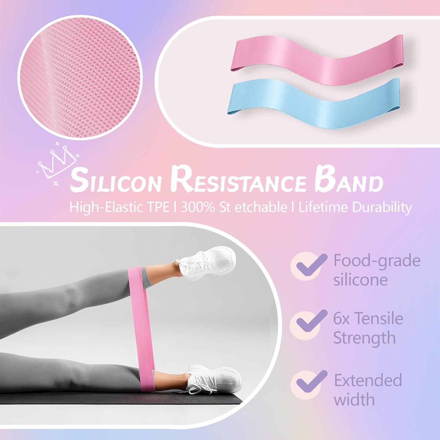 Juego de Pilates 13 Piezas Lulong YUJIA-2 Rosa