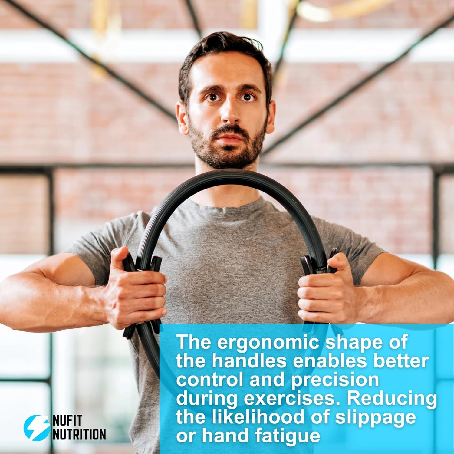 Anillo de Pilates NuFit - Círculo de Fitness 38.1 cm