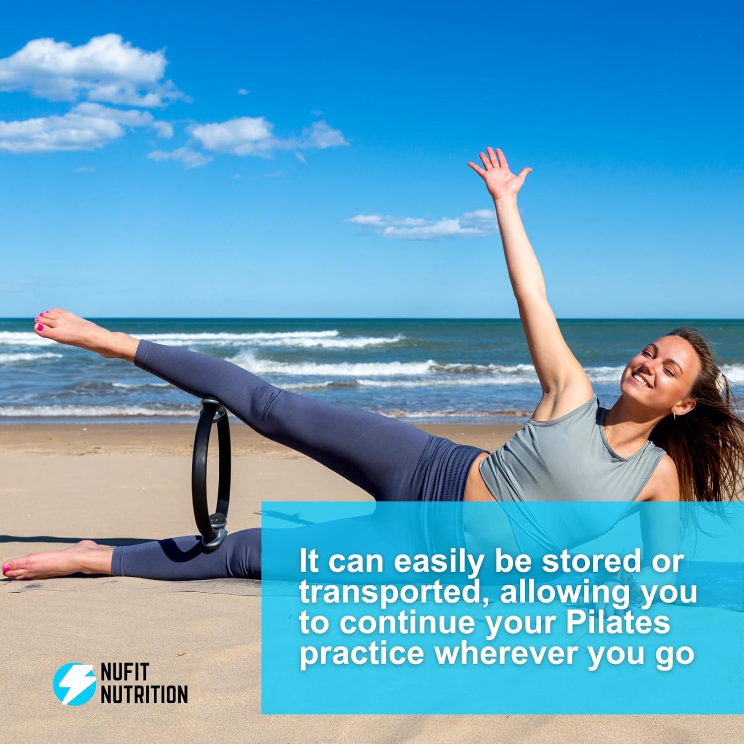 Anillo de Pilates NuFit - Círculo de Fitness 38.1 cm