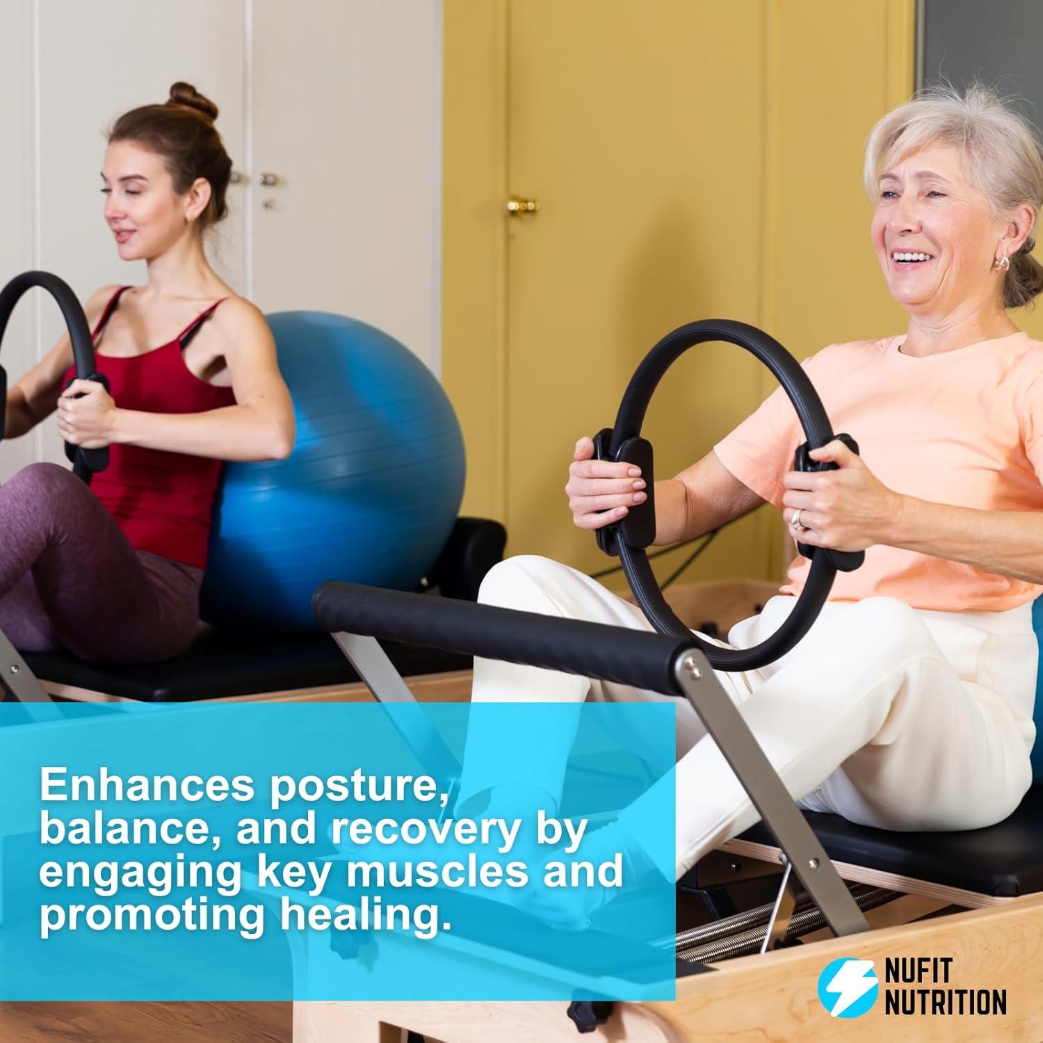 Anillo de Pilates NuFit - Círculo de Fitness 38.1 cm