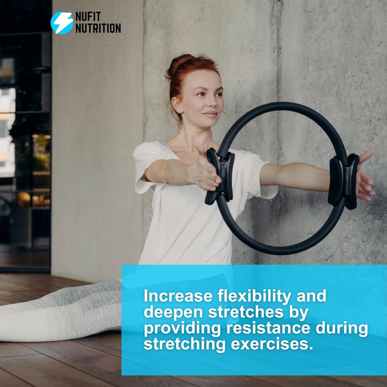 Anillo de Pilates NuFit - Círculo de Fitness 38.1 cm