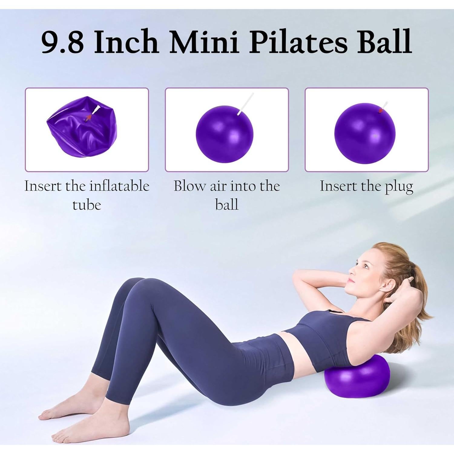 Juego de Anillo de Pilates Emporium Box 4 en 1 con Bandas y Pelota