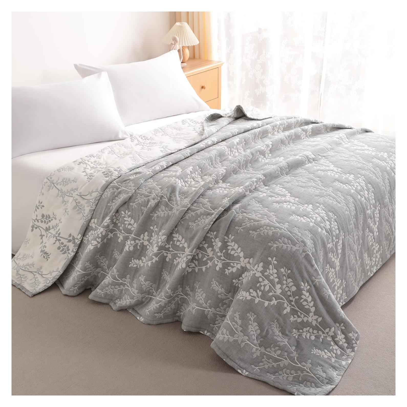 Manta de Muselina NTBAY King 269x234 cm Algodón Suave