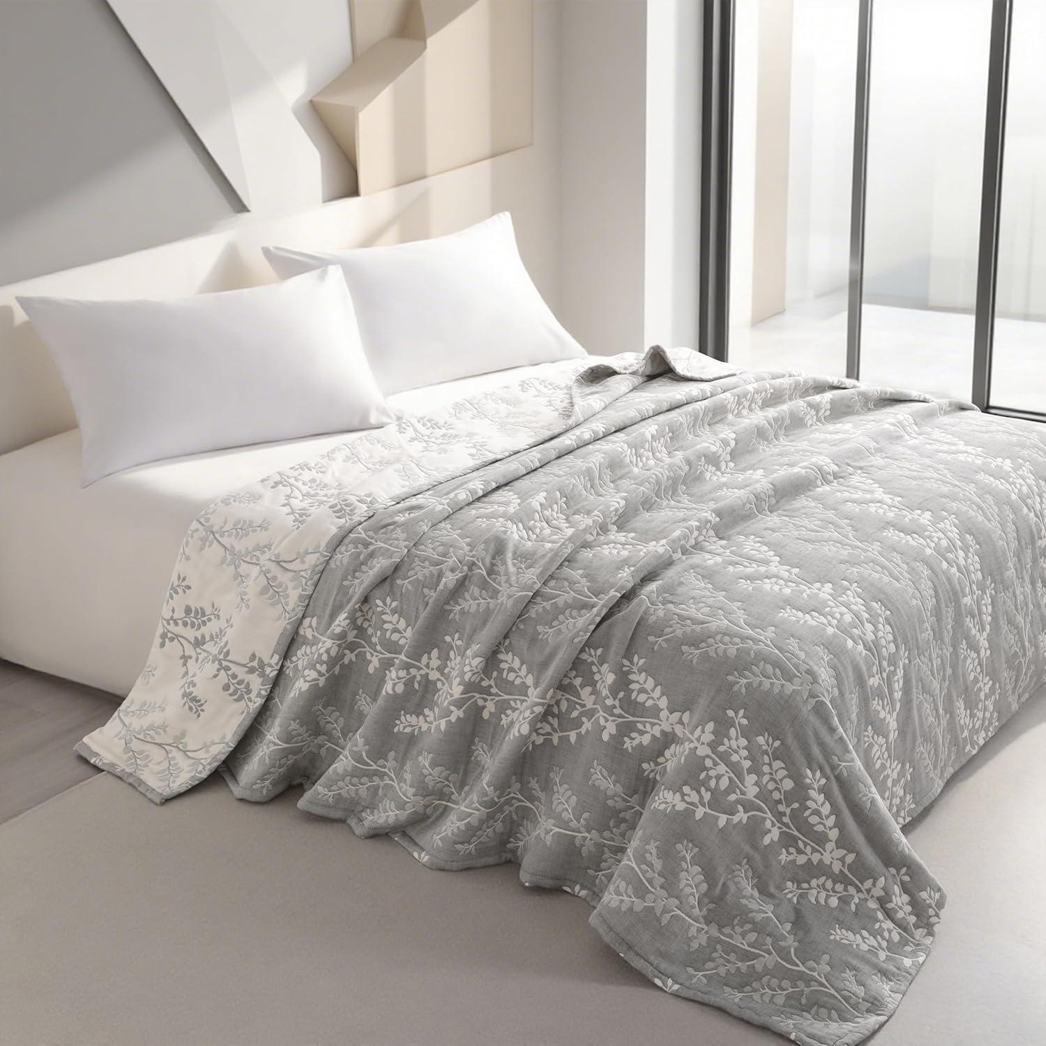 Manta de Muselina NTBAY King 269x234 cm Algodón Suave