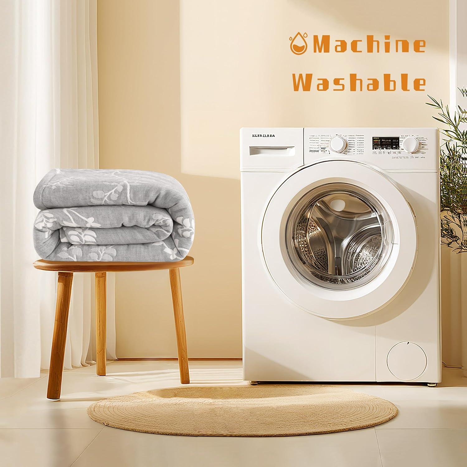 Manta de Muselina NTBAY King 269x234 cm Algodón Suave