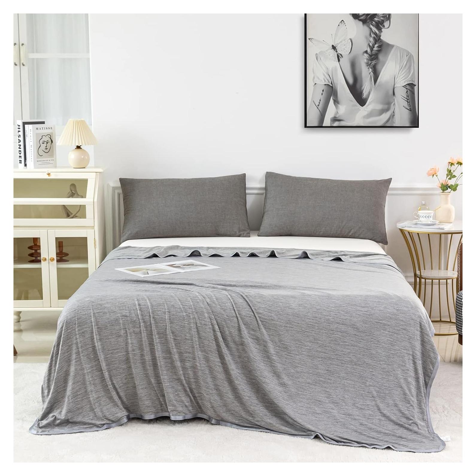 Manta Refrigerante Individual MUKKA 1.5x2.0m Q-Max 0.4 Gris