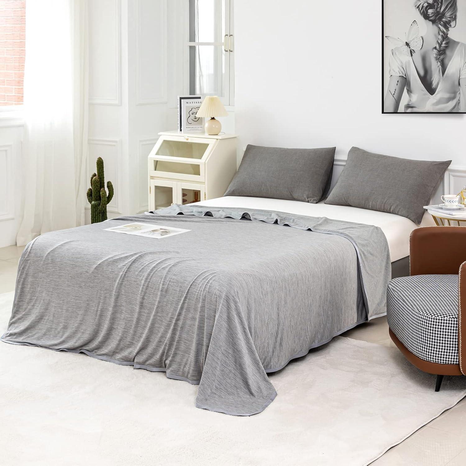 Manta Refrigerante Individual MUKKA 1.5x2.0m Q-Max 0.4 Gris