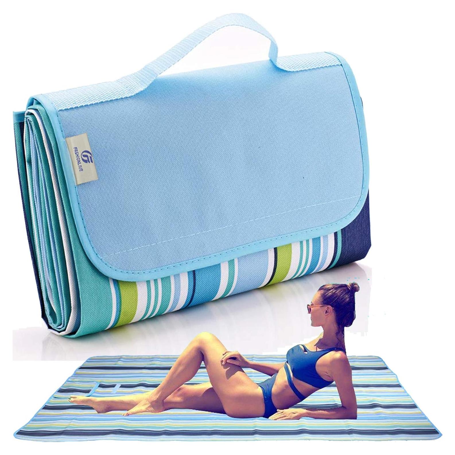 Manta de Playa Extra Grande FashionLive Impermeable 200x145 cm