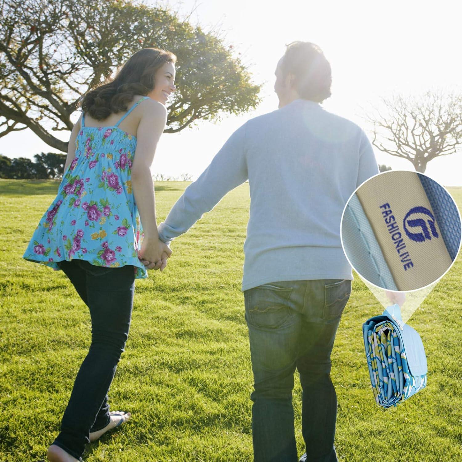 Manta de Playa Extra Grande FashionLive Impermeable 200x145 cm