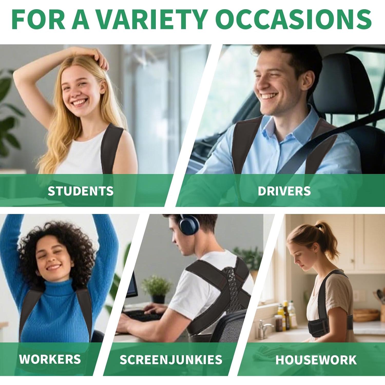 Corrector de Postura WNIEYO para Alivio de Espalda Baja - Pequeño/M