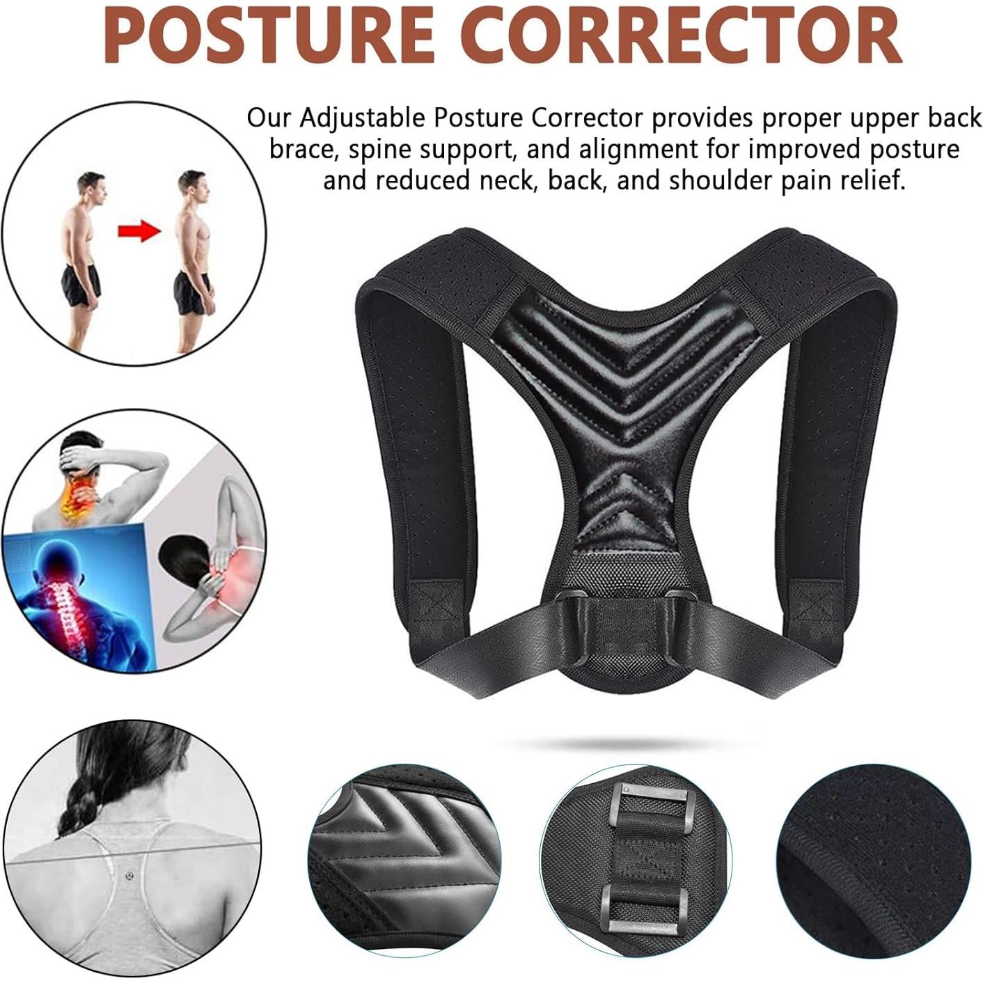Corrector de Postura Reatowrol Ajustable para Espalda y Cuello