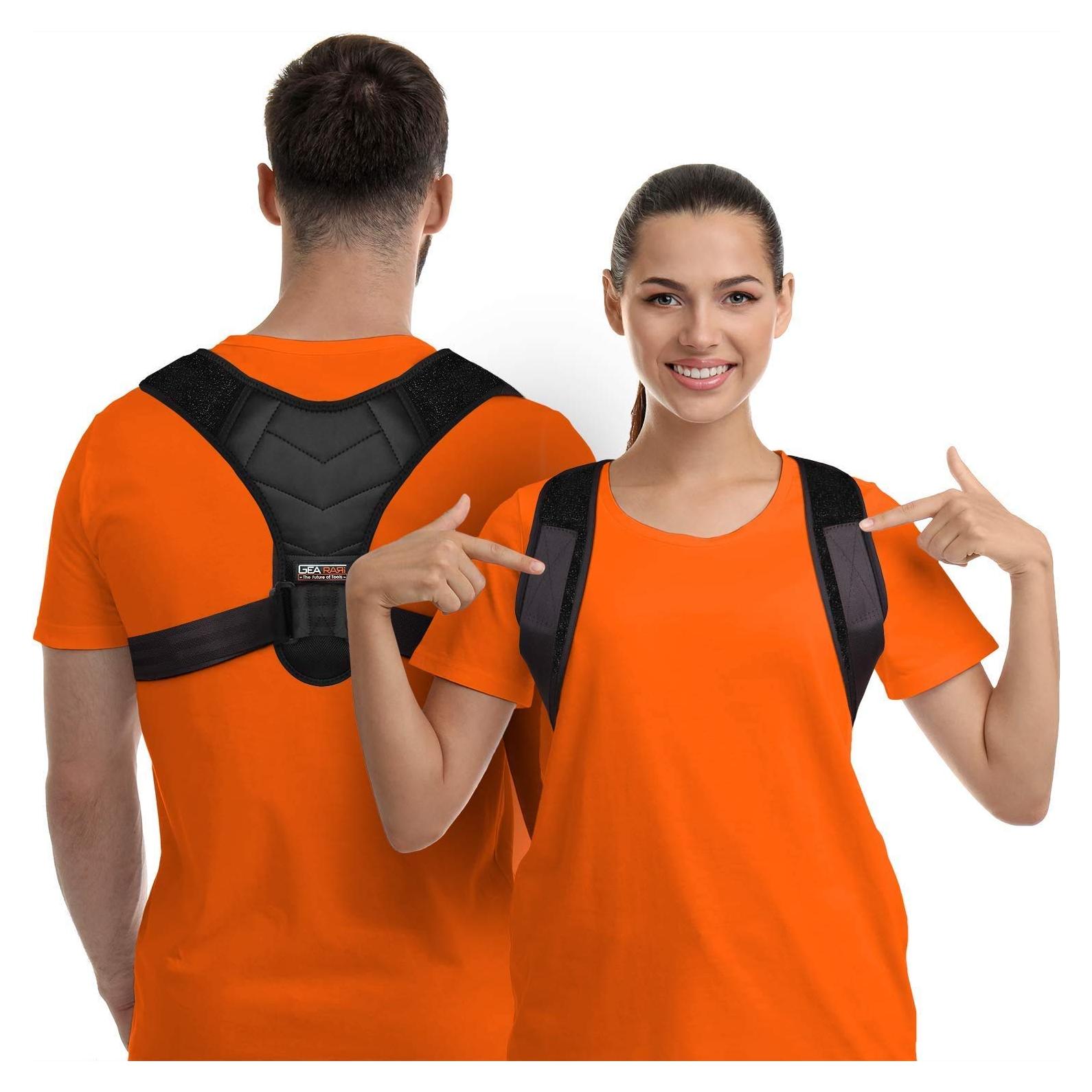 Corrector de Postura Gearari Faja Superior Unisex Ajustable