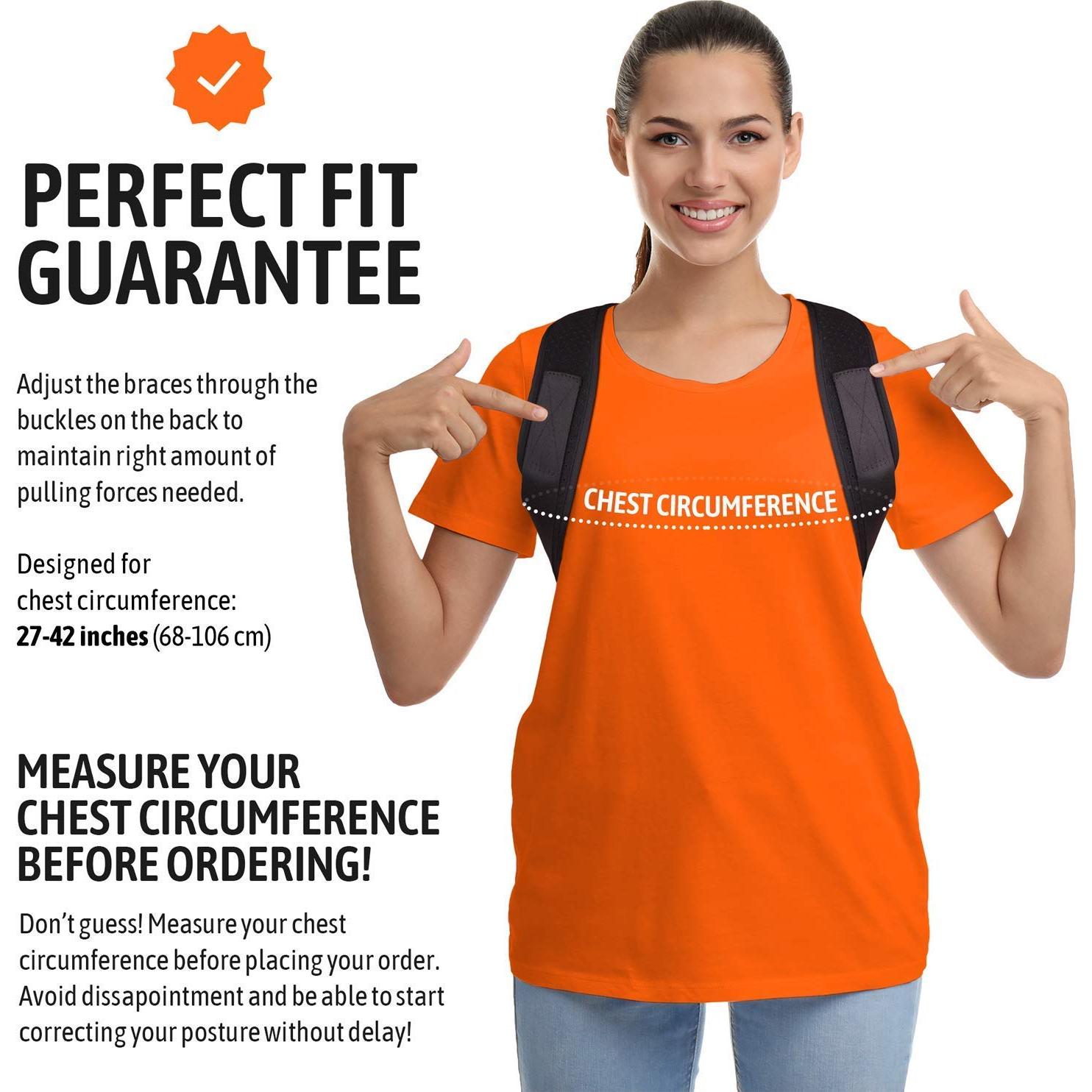 Corrector de Postura Gearari Faja Superior Unisex Ajustable