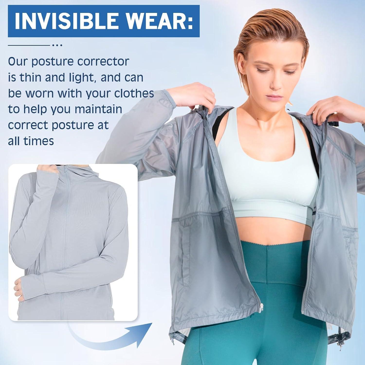 Corrector de Postura Sundpik Ajustable para Espalda - Negro