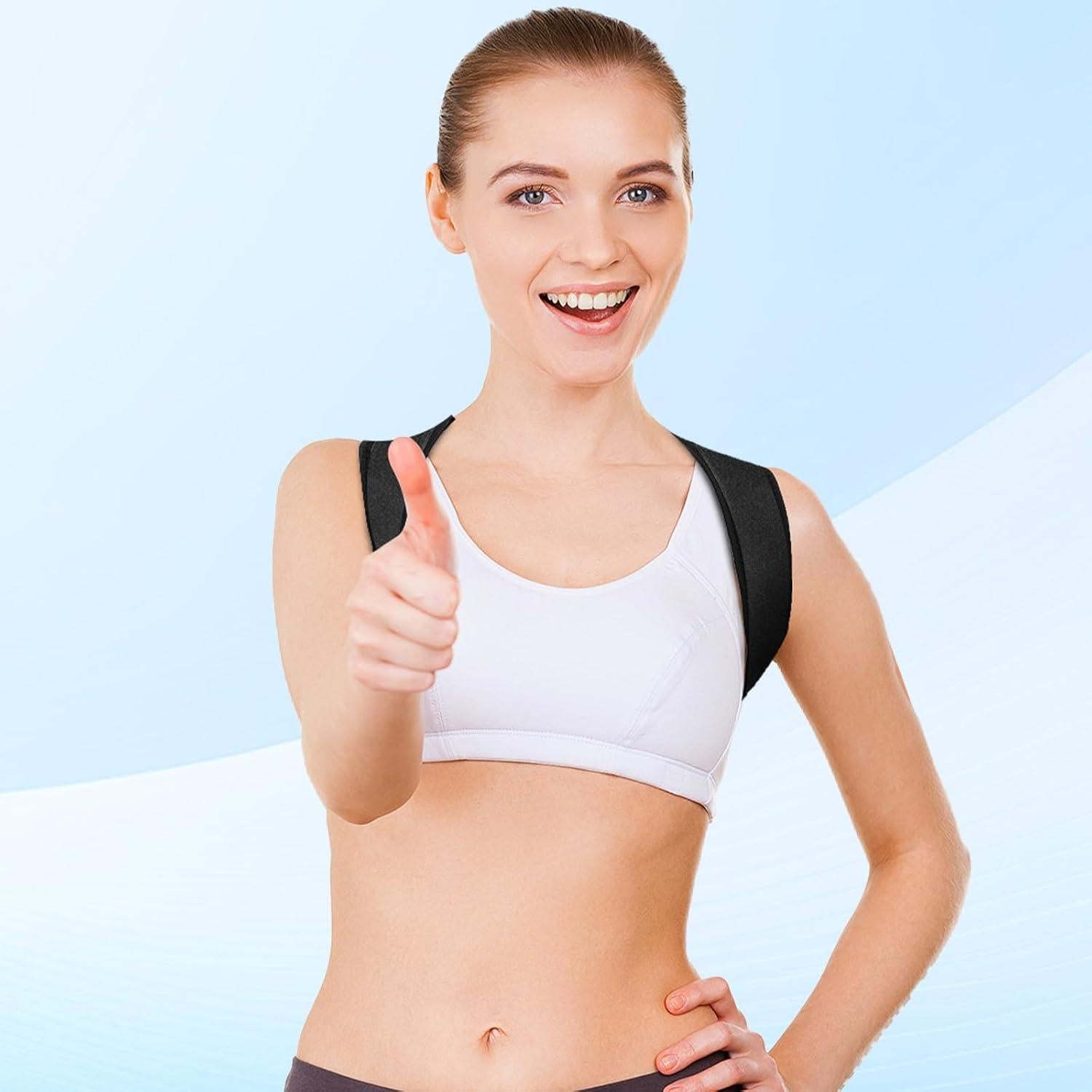 Corrector de Postura Sundpik Ajustable para Espalda - Negro