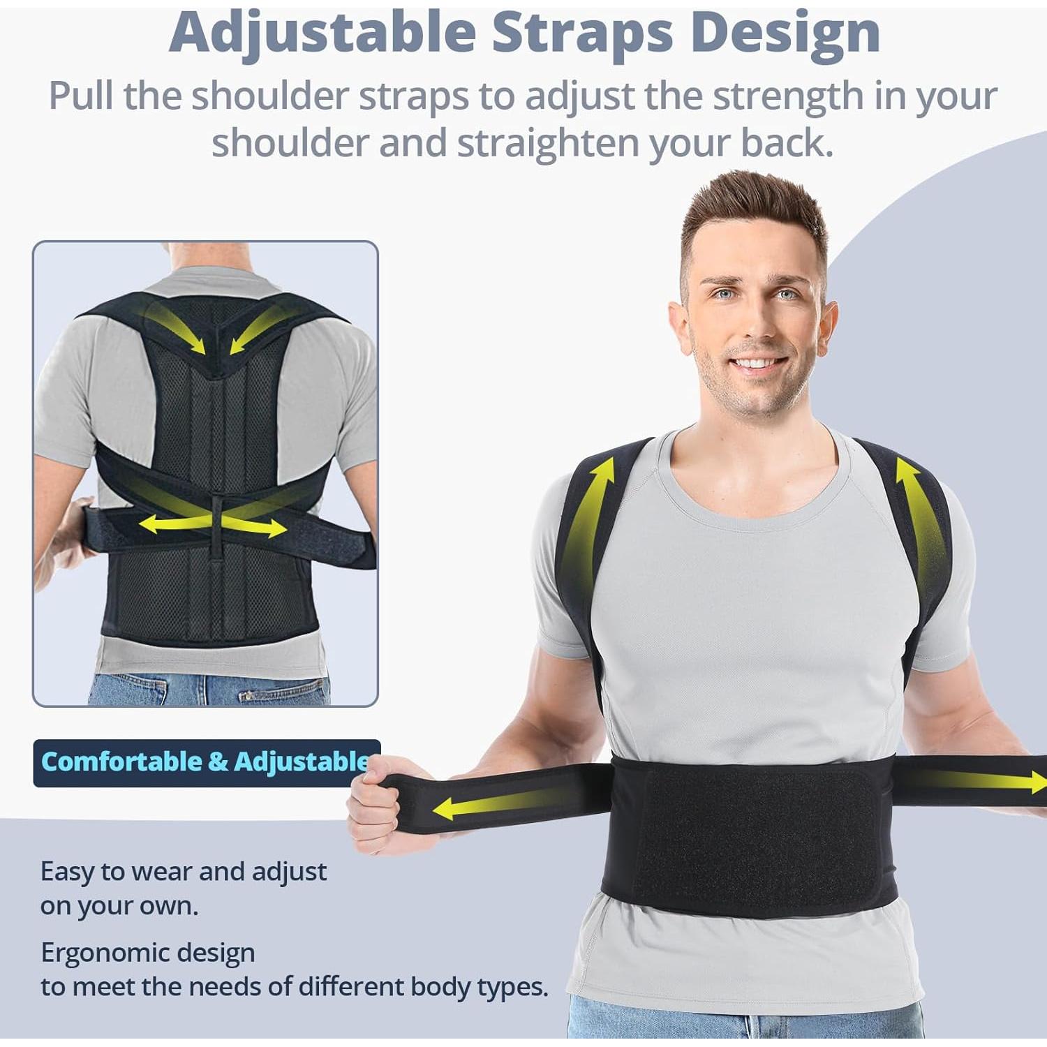 Corrector de Postura Fitsupport para Espalda Unisex Ajustable