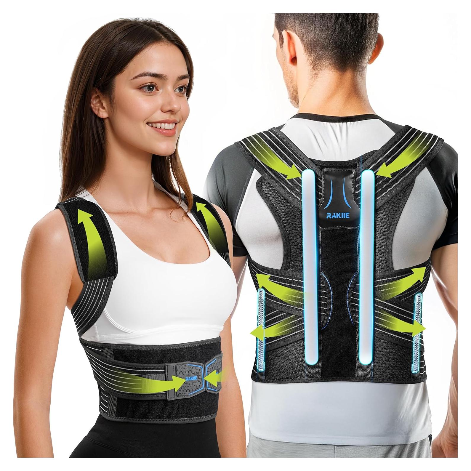 Corrector de Postura Rakiie para Hombres y Mujeres Talla M