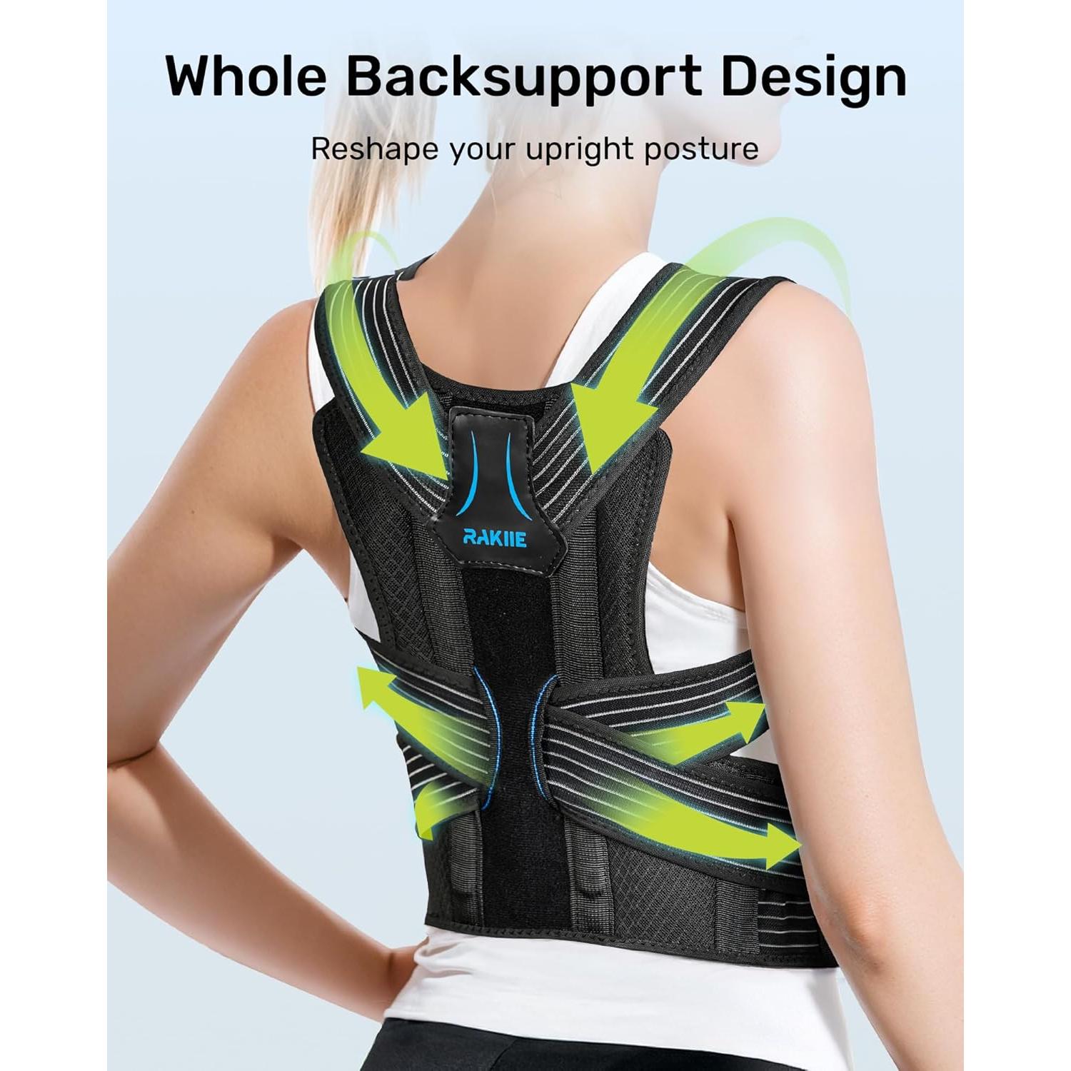 Corrector de Postura Rakiie para Hombres y Mujeres Talla M