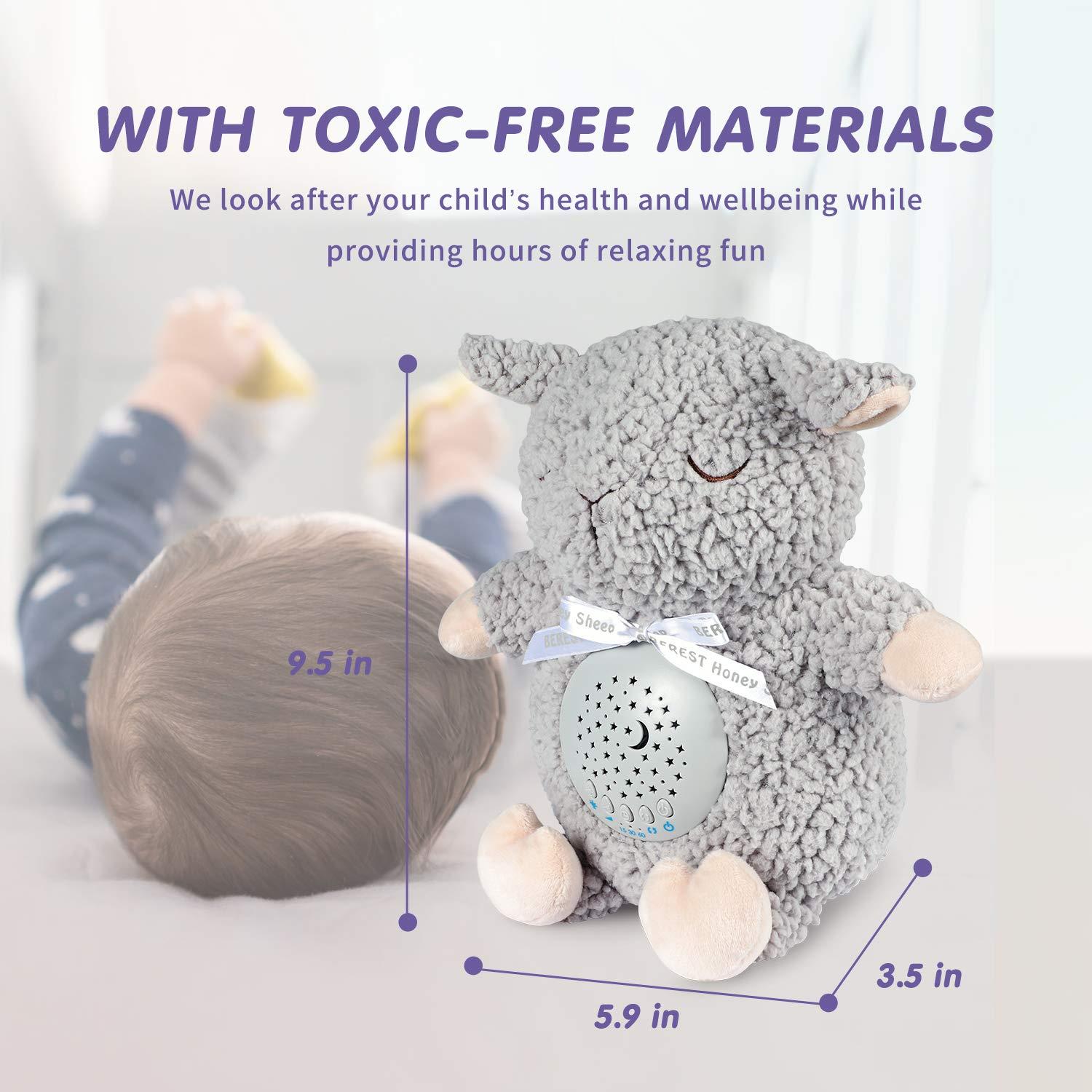 Cordero Soothing BEREST para Bebés - Proyector Luz Nocturna