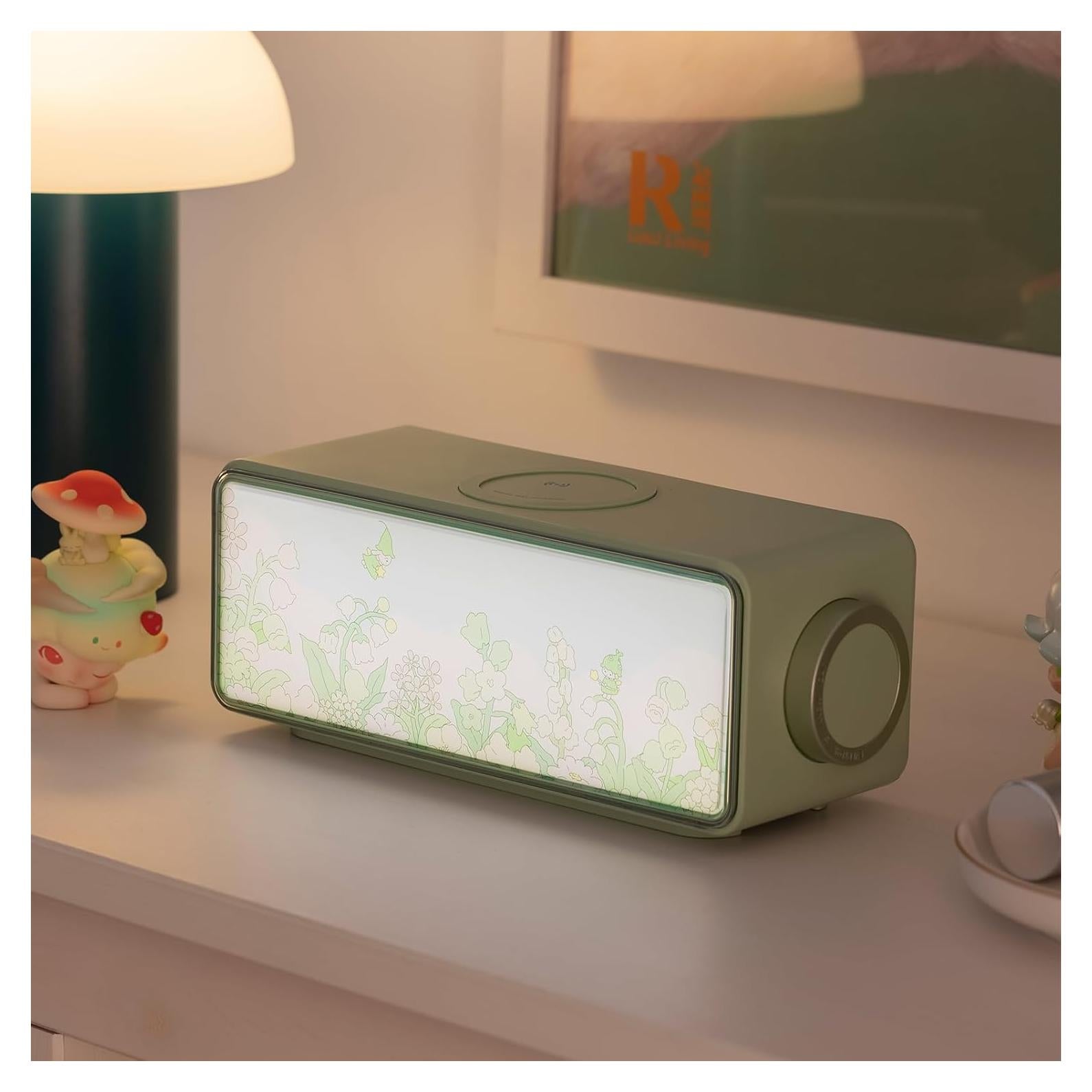 Máquina de Sonido 4 en 1 RUNNINGMT con Luz Nocturna