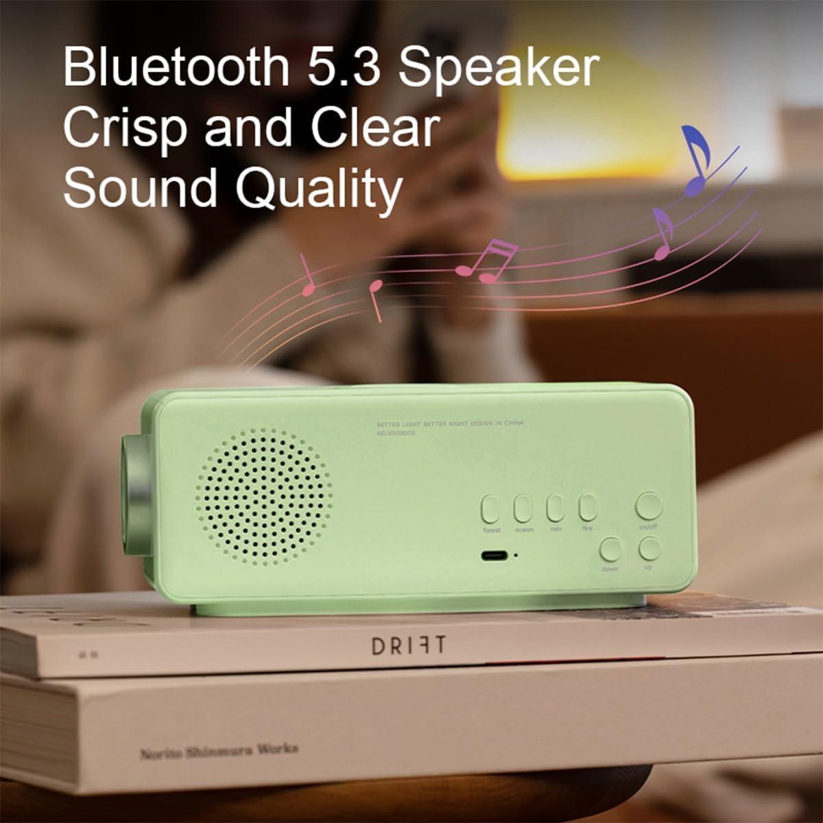 Máquina de Sonido 4 en 1 RUNNINGMT con Luz Nocturna