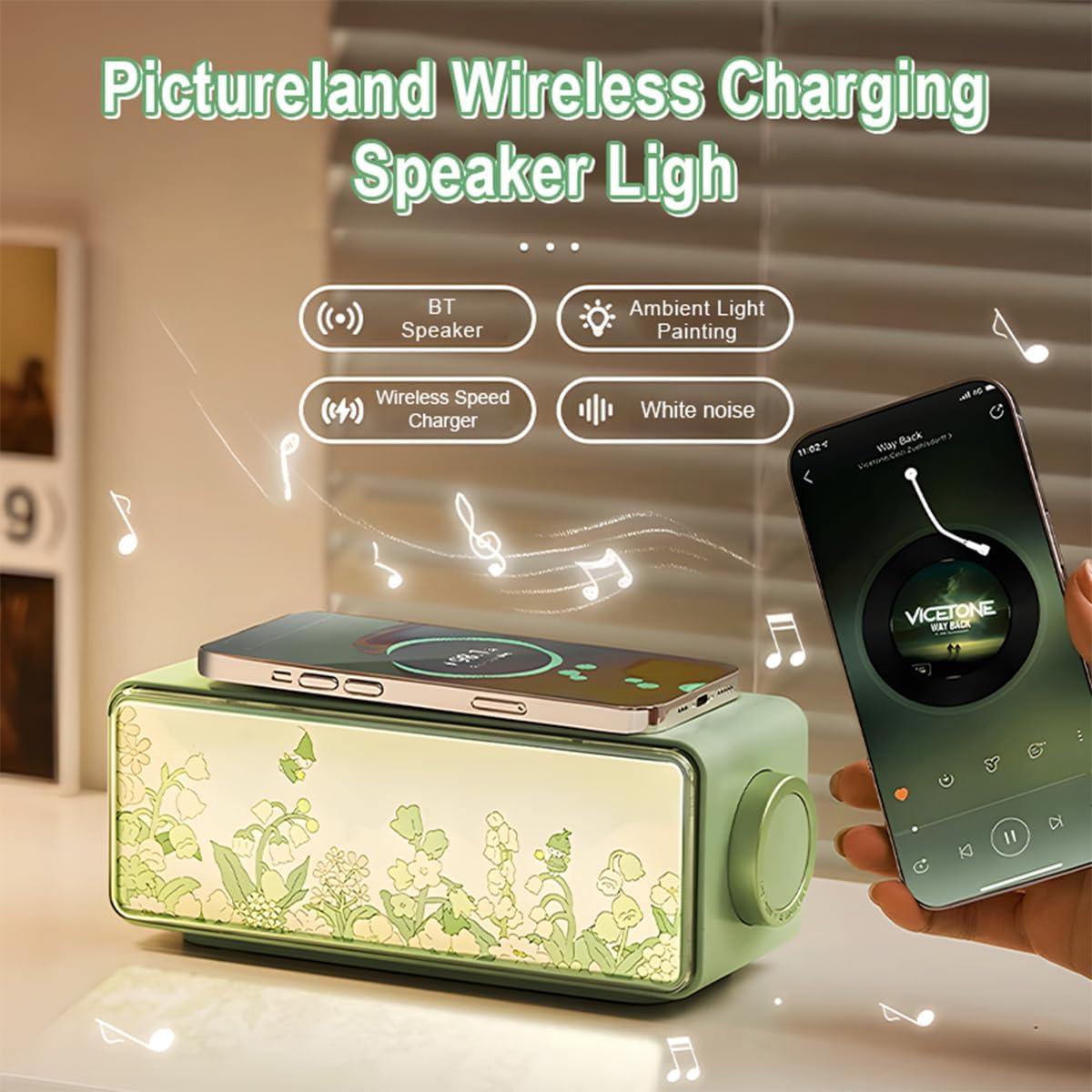 Máquina de Sonido 4 en 1 RUNNINGMT con Luz Nocturna