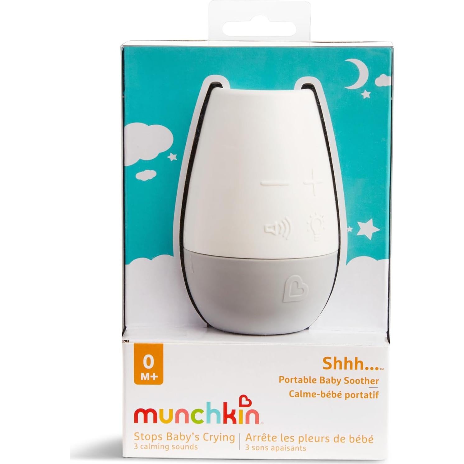 Munchkin Shhh Máquina de Sonido y Luz Nocturna Portátil