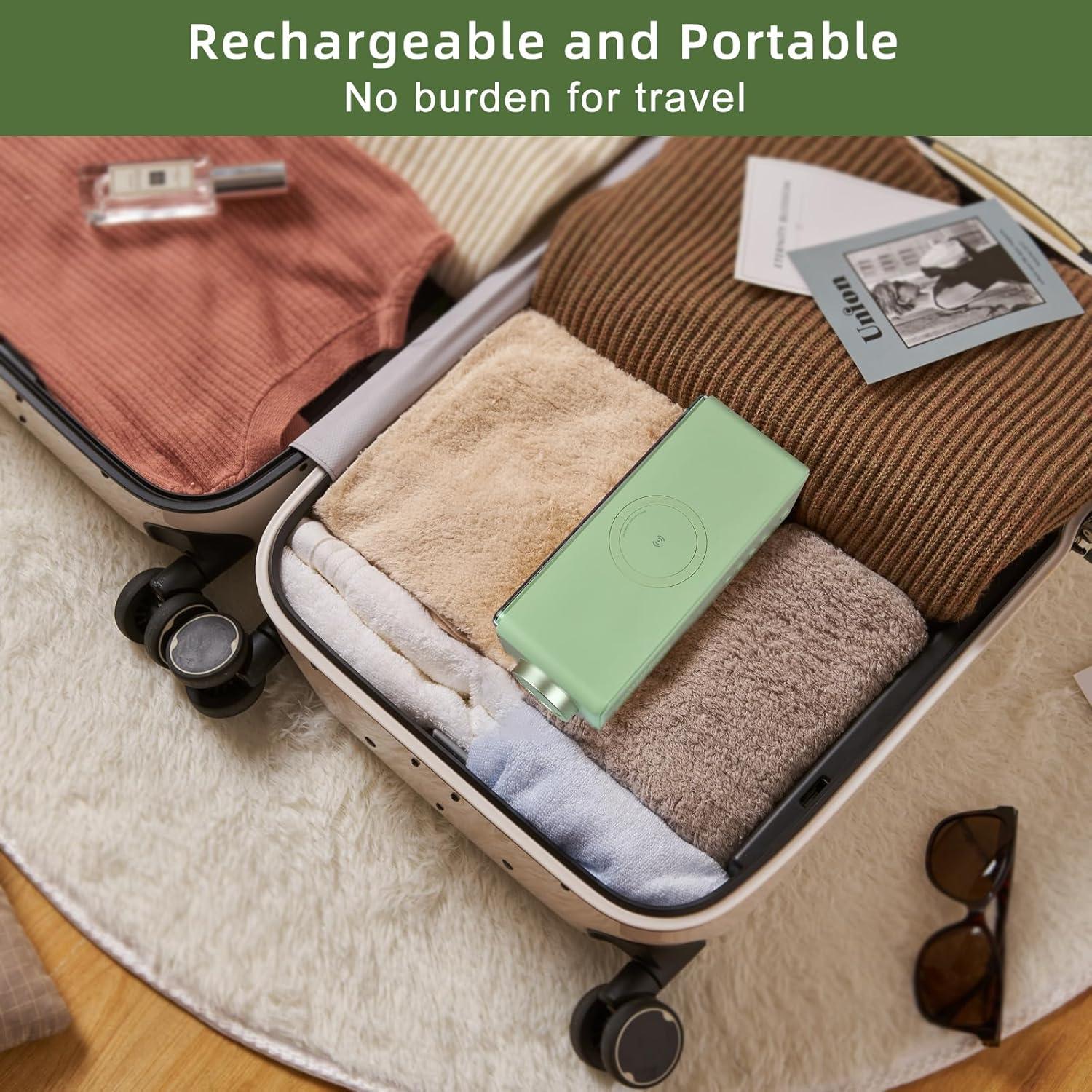 Lámpara de Mesa 4 en 1 GEYUEYA con Cargador Inalámbrico y Altavoz Bluetooth