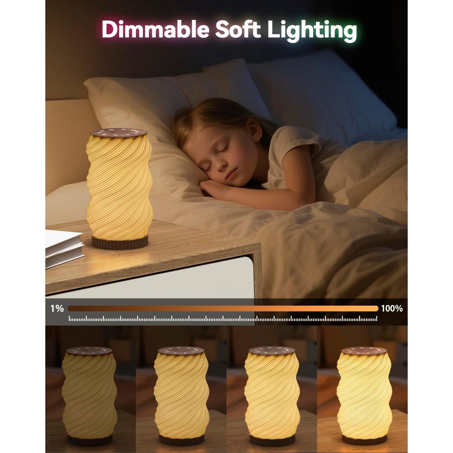 Máquina de Sonido y Luz Nocturna Printerst Twisted - 24 Sonidos