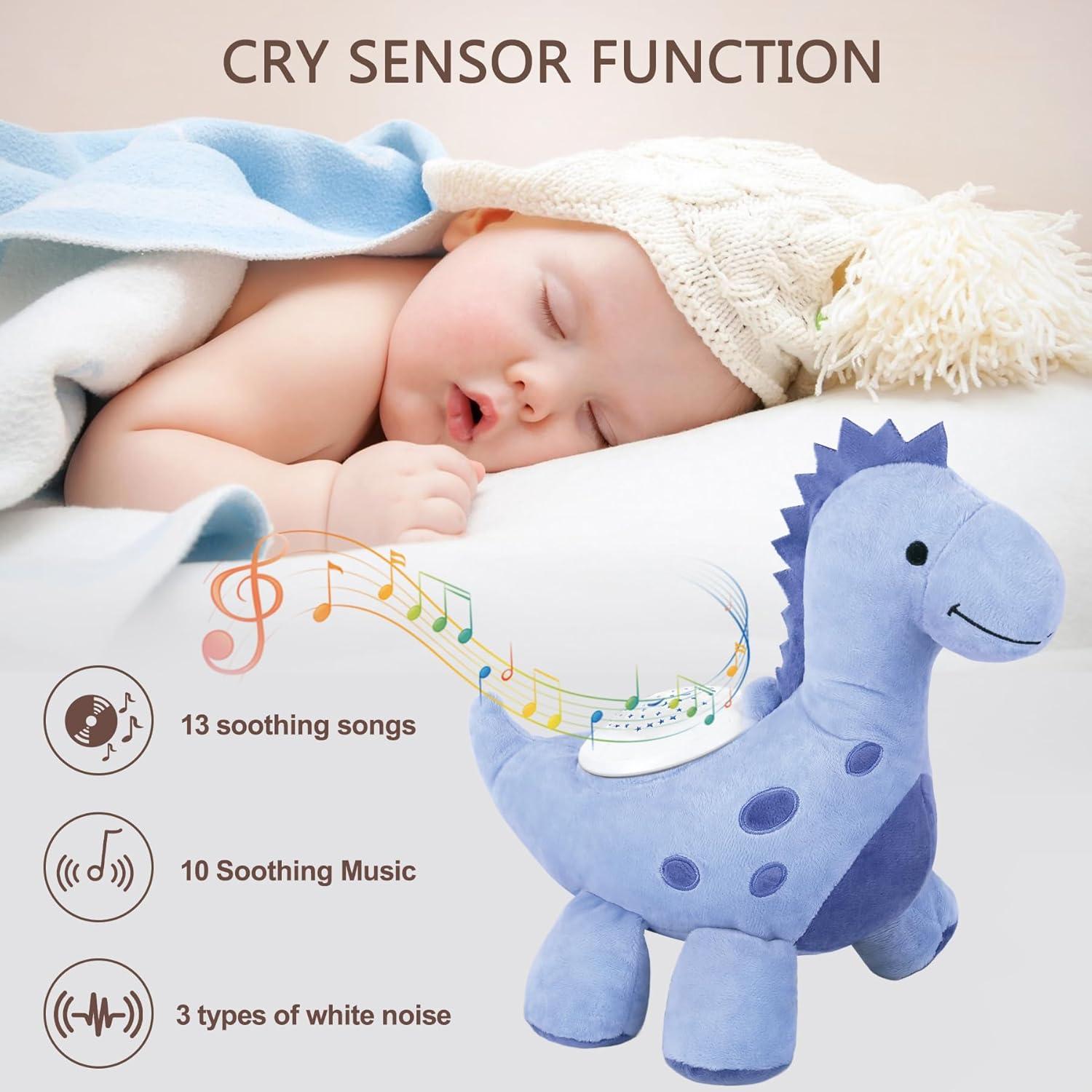 Proyector de Luz Nocturna Dinosaurio wiqins con Sensor de Llanto