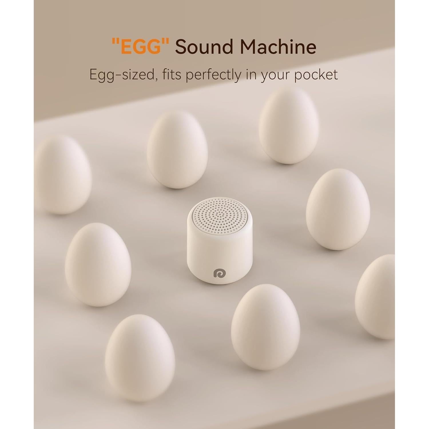 Máquina de Ruido Blanco Dreamegg Pocket 1 - Sonido Portátil 16 Sonidos