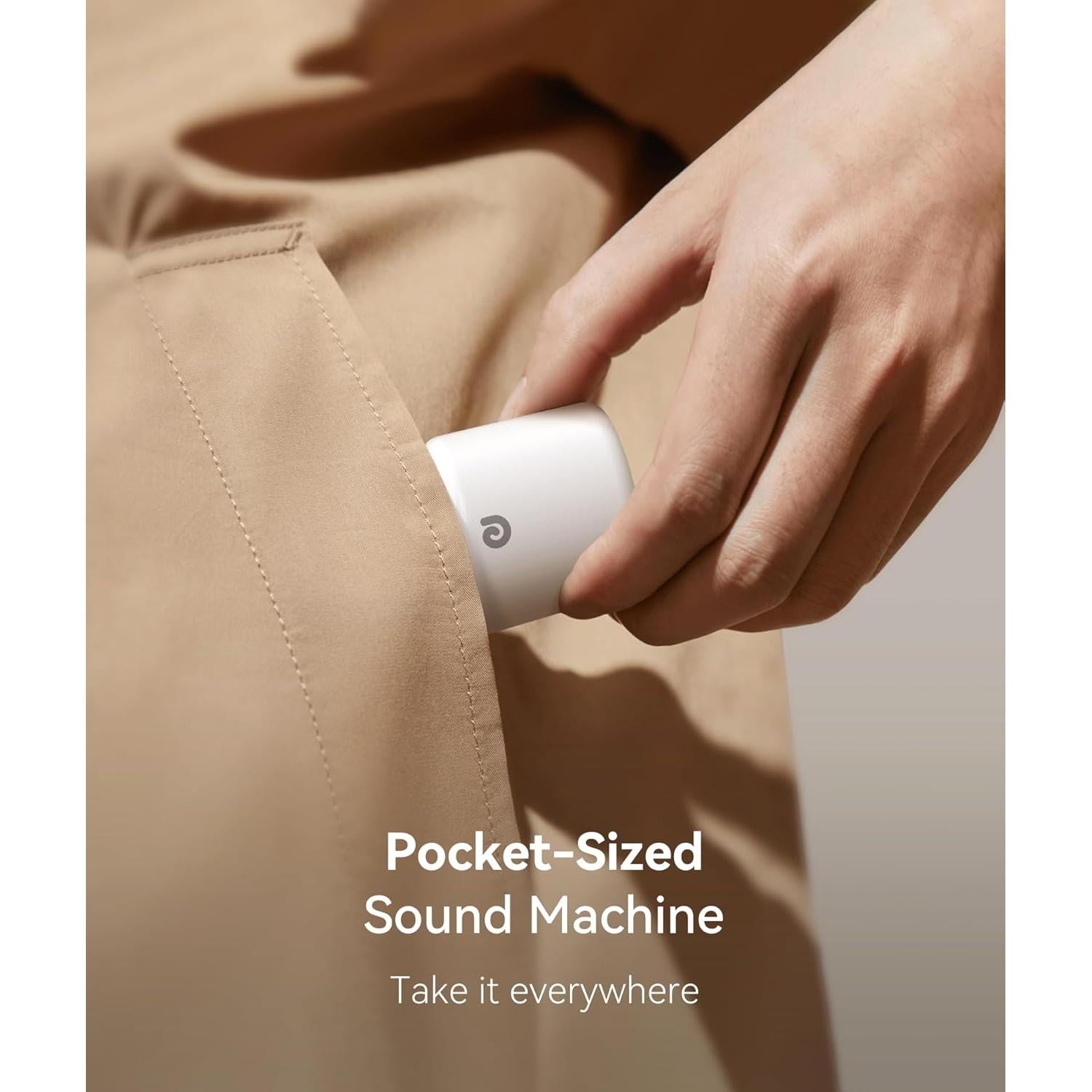 Máquina de Ruido Blanco Dreamegg Pocket 1 - Sonido Portátil 16 Sonidos