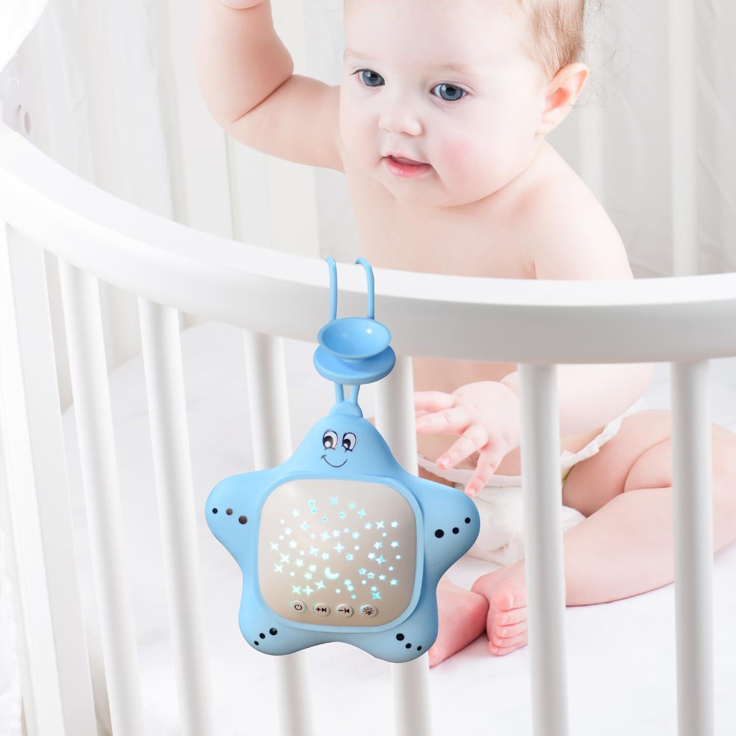 Máquina de Sonido Blanco Portátil Junfu J928 con Proyector de Estrellas