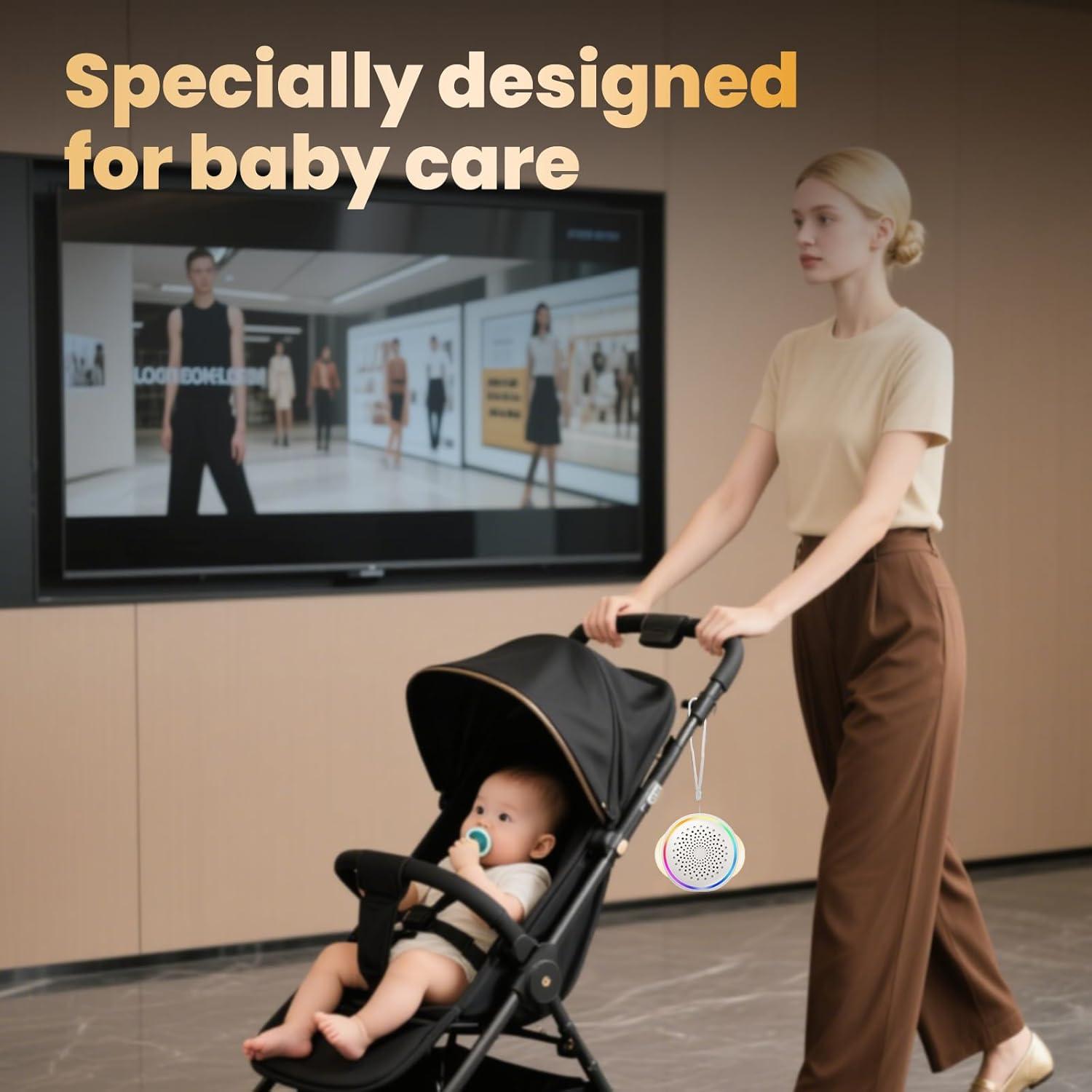 Máquina de Ruido Blanco OSHPRO Portátil con Luz Nocturna