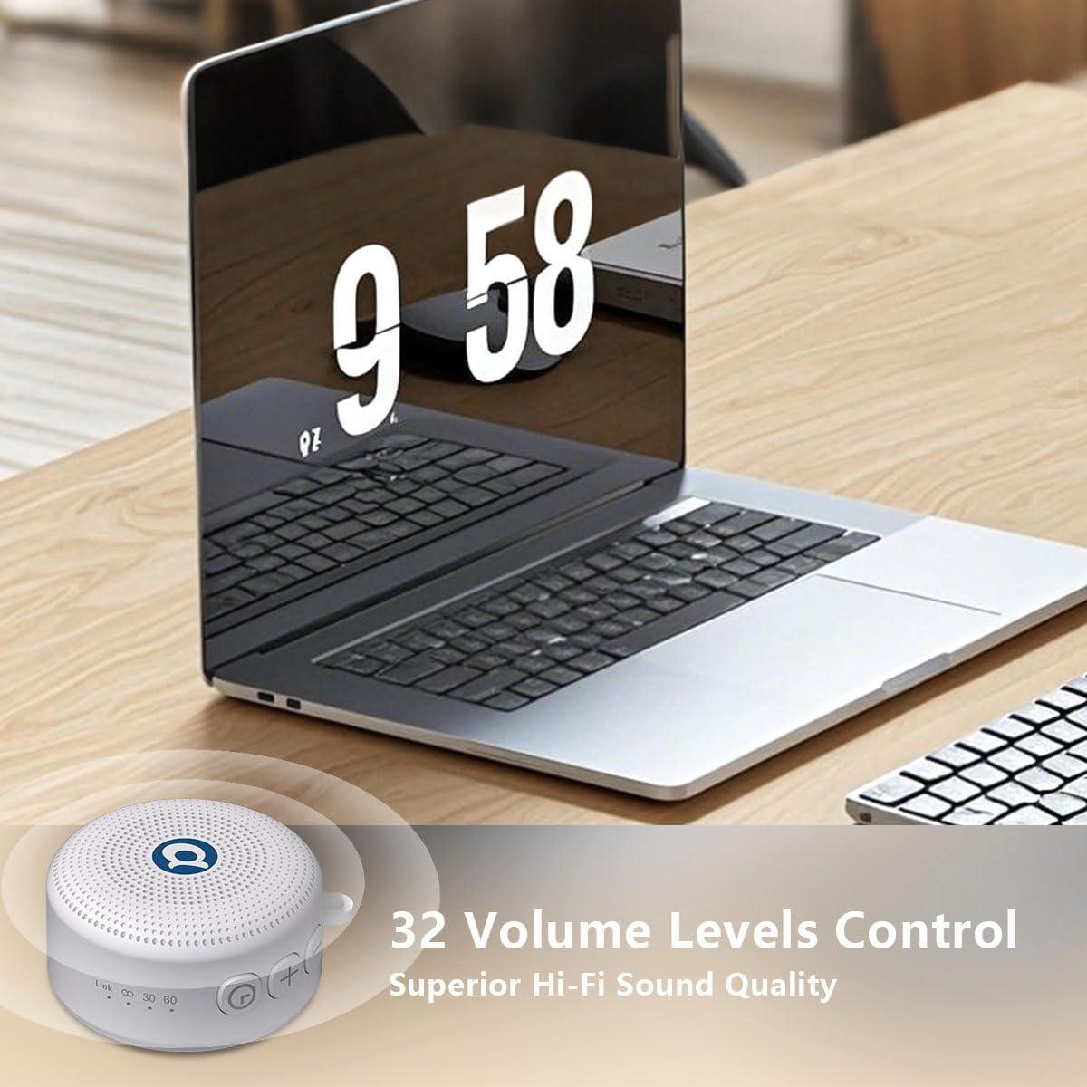 Máquina de Sonido Doble Relax 3D - 30 Sonidos, 32 Niveles