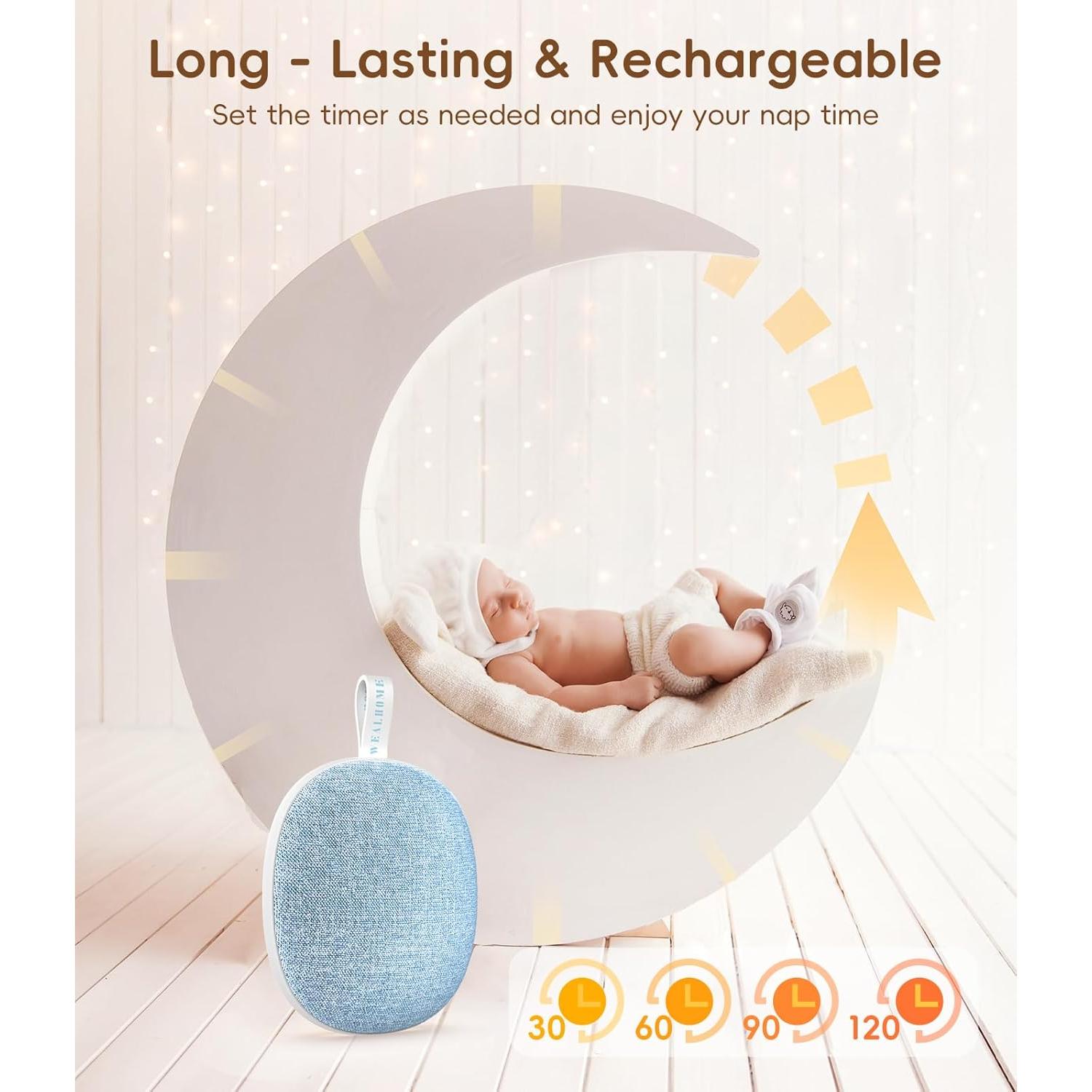 Máquina de Ruido Blanco Enhanlife 001 - 6 Sonidos Relajantes