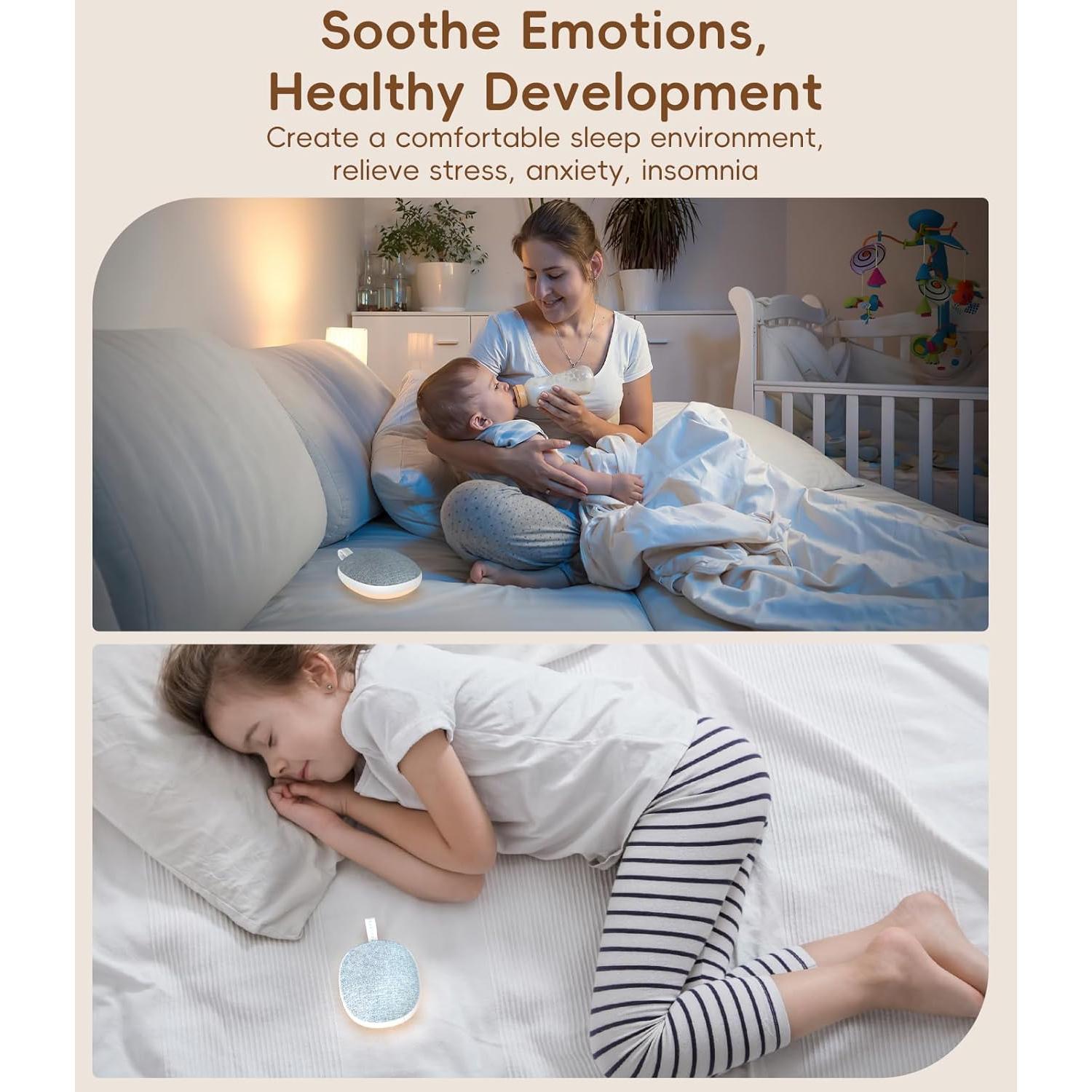 Máquina de Ruido Blanco Enhanlife 001 - 6 Sonidos Relajantes