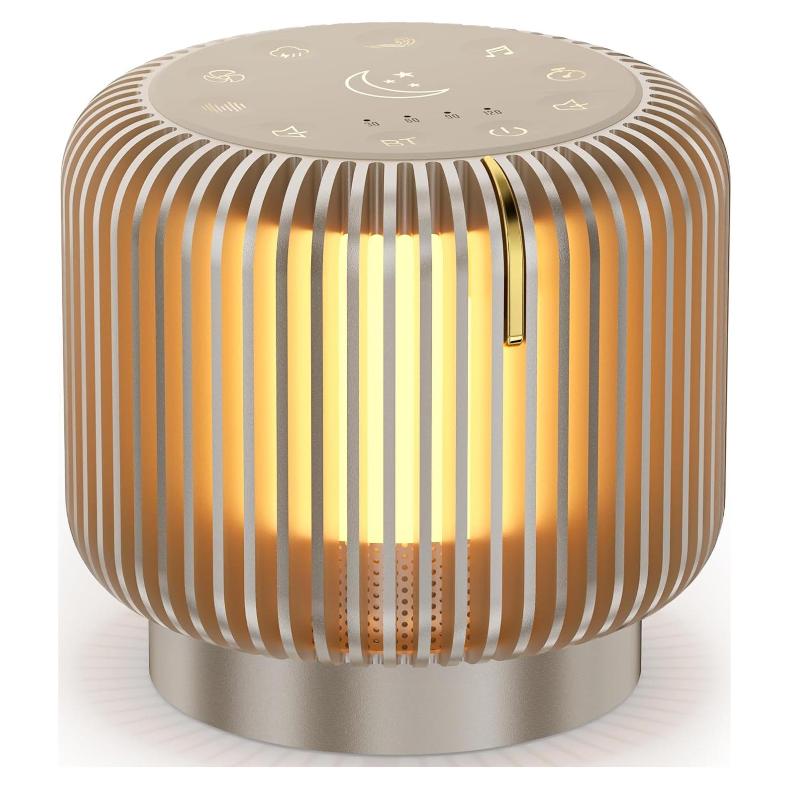 Máquina de Ruido Blanco FREEFISH K6S-N con Bluetooth y Luz Nocturna