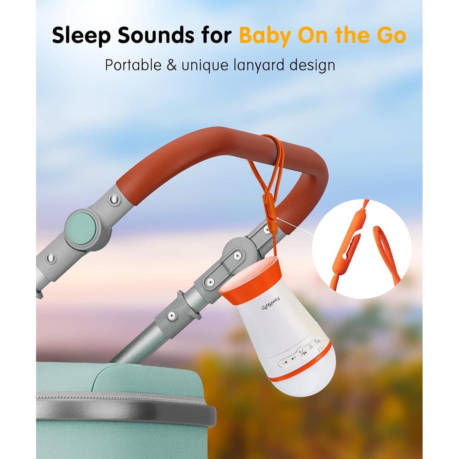 Máquina de Sonido FamiSym 13 Sonidos Luz Nocturna Bebés