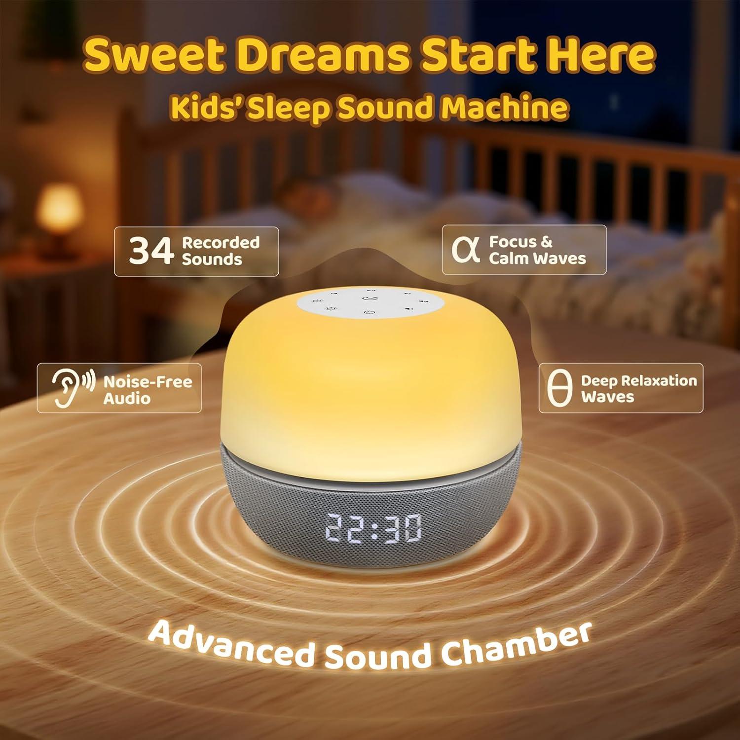 Máquina de Sonido Blanco Mewaii SQDO000XHK2503M008-A 34 Sonidos