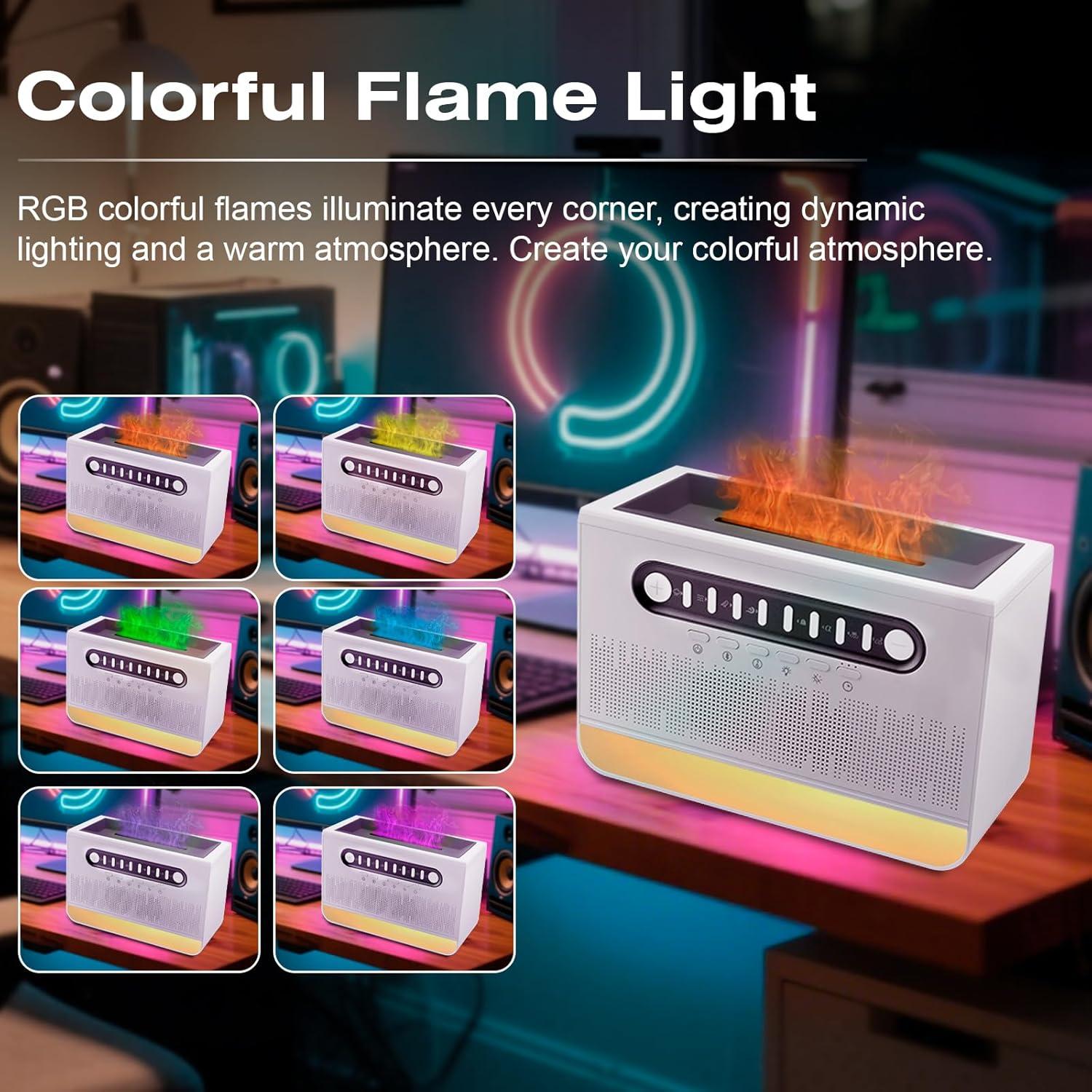 Humidificador LRAZU FS301 con Ruido Blanco y Luz Nocturna 200ml