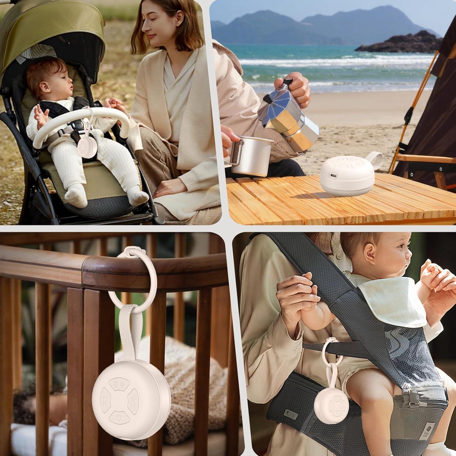 Máquina de Sonido Portátil FENDALE SMYX02 Ruido Blanco 12 Sonidos