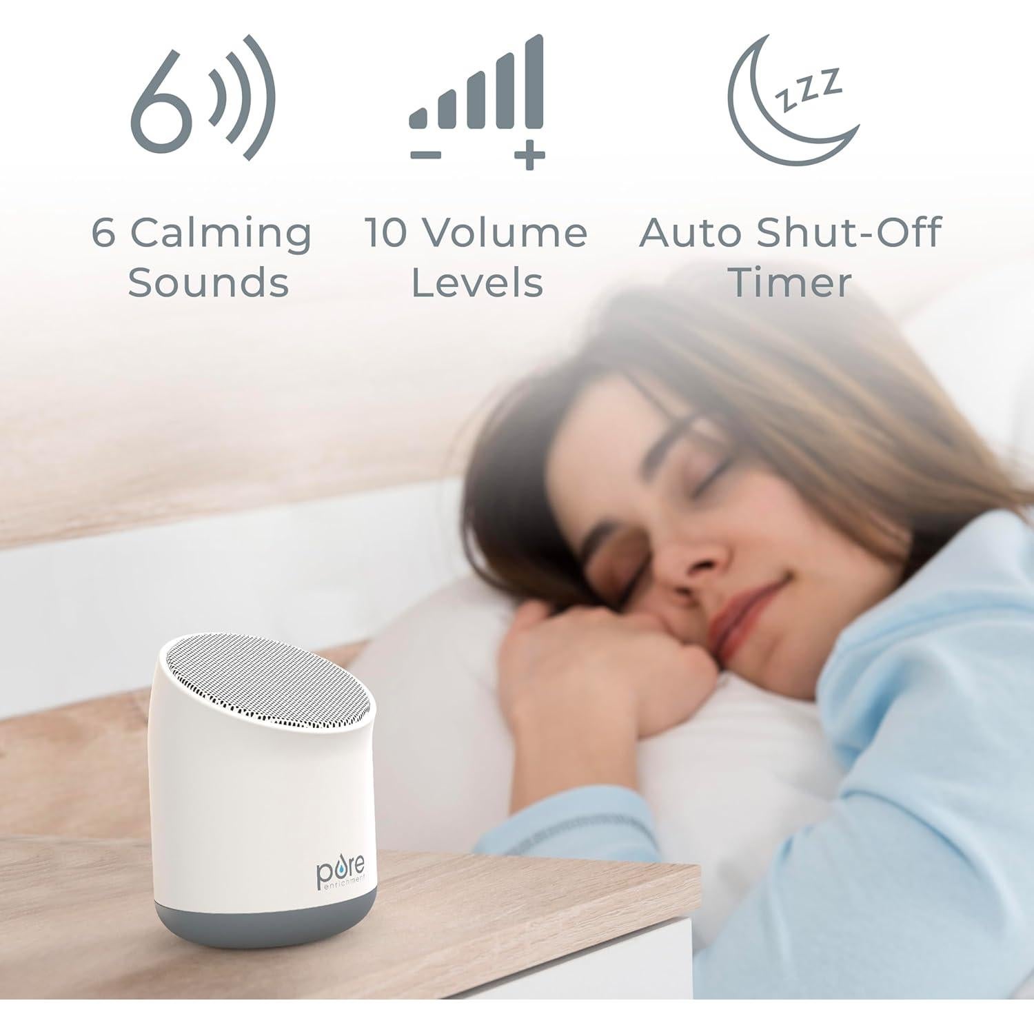 Máquina de Sonido de Viaje Pure Enrichment Wave Mini - 6 Sonidos