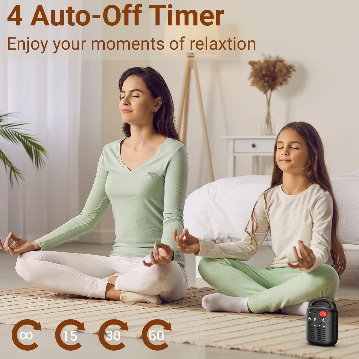 Máquina de Sonido Portátil ColourNoise con 30 Sonidos y Luz Nocturna