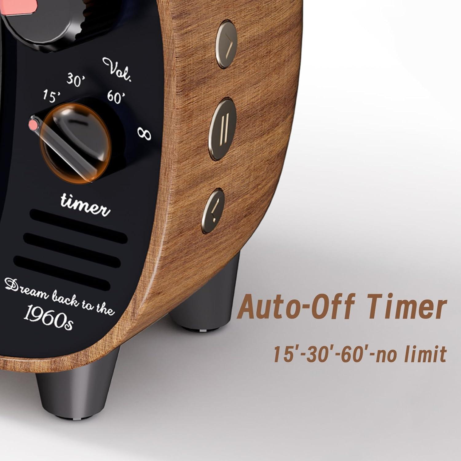 Máquina de Sonido para Dormir Wizvv Imitación Nogal 10 Sonidos