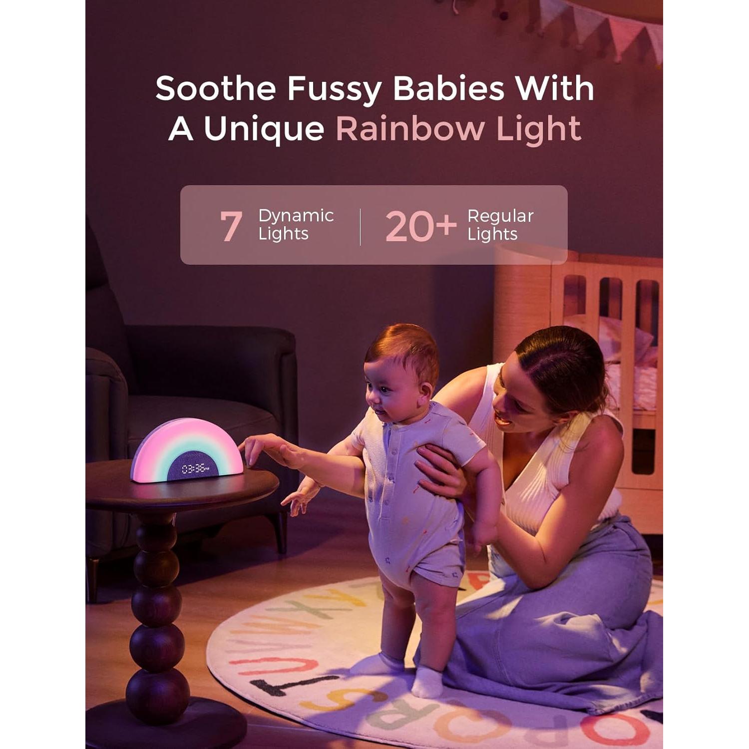 Máquina de Sonido para Bebés Momcozy WN05 - Ruido Blanco y Luz