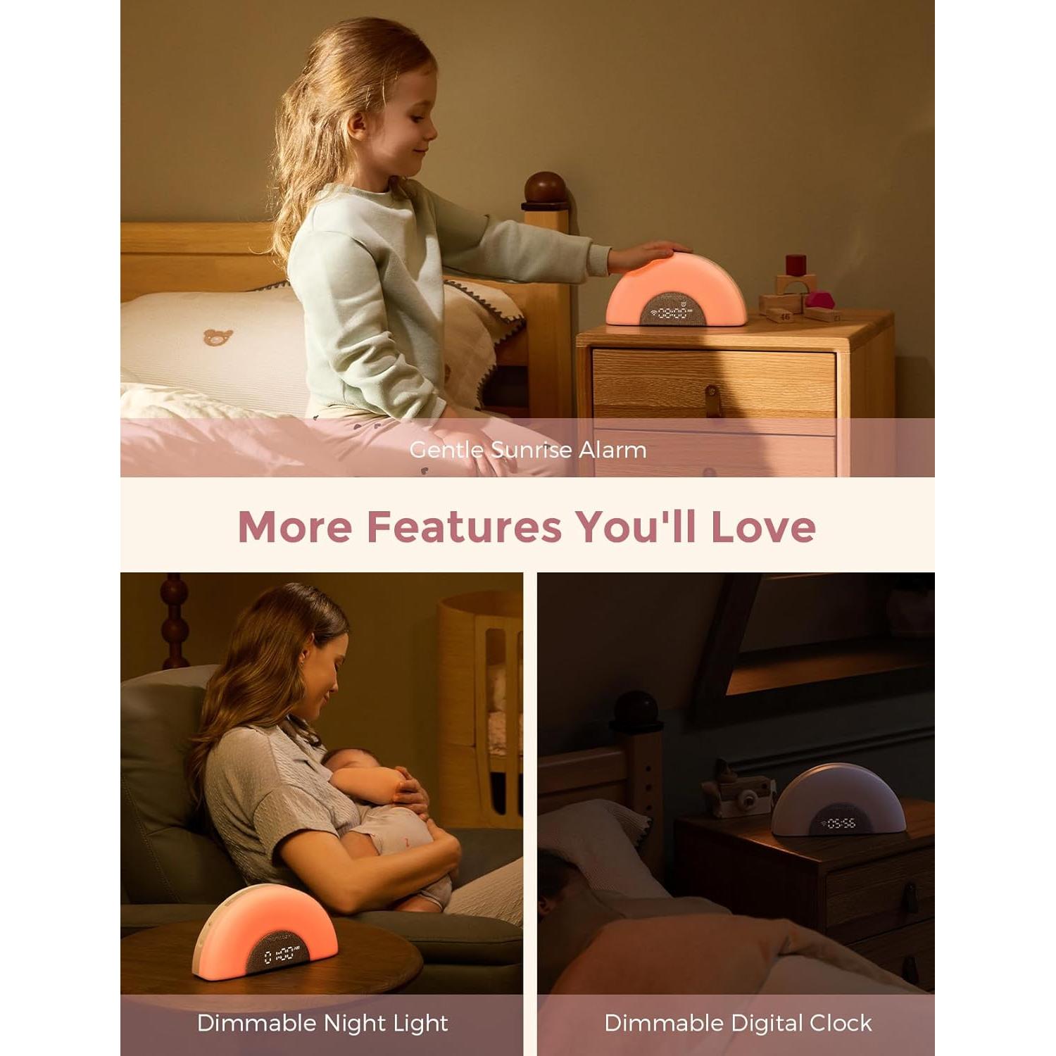 Máquina de Sonido para Bebés Momcozy WN05 - Ruido Blanco y Luz