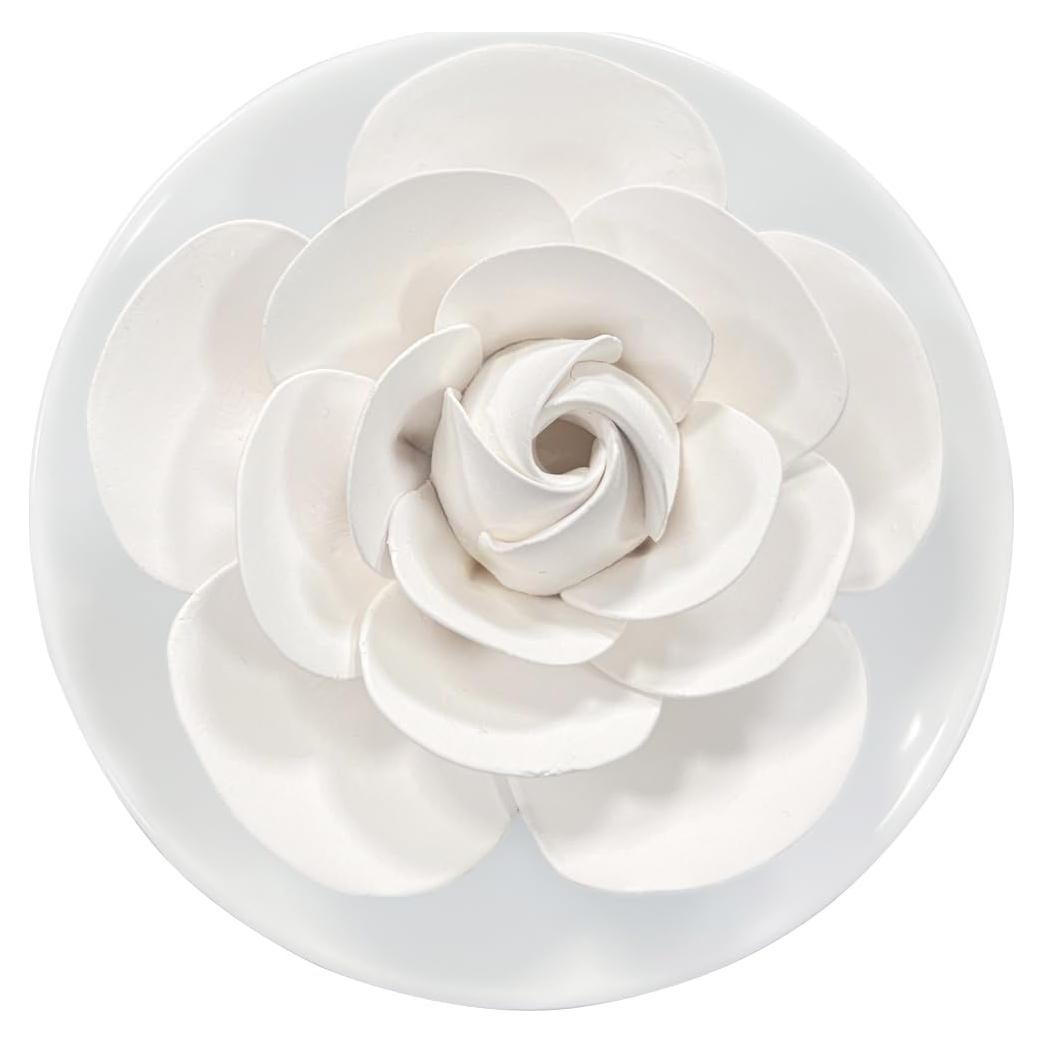 Difusor Pasivo de Cerámica Oumeiben - Camelia Blanca, 8.89cm