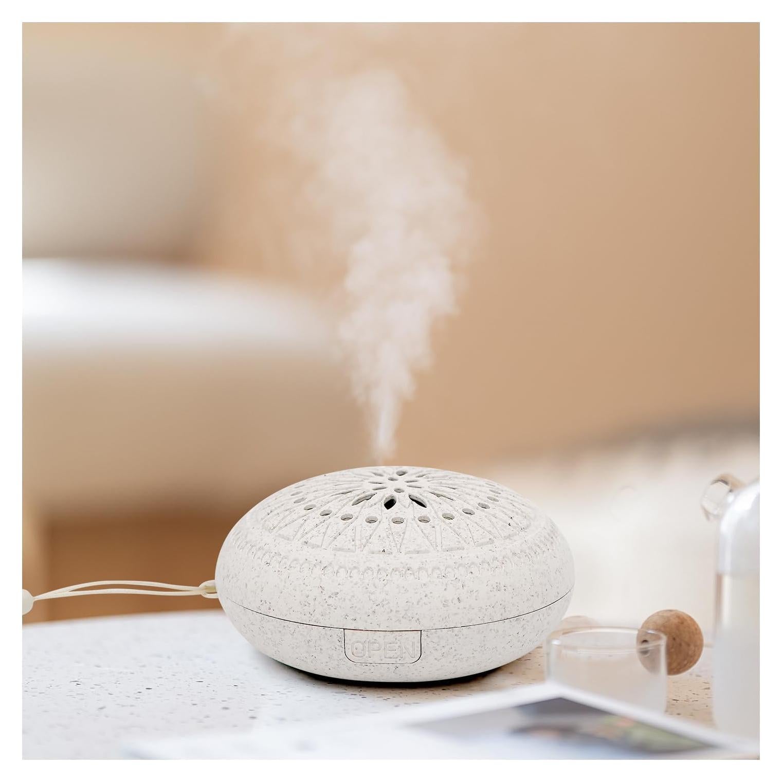 Difusor de Aromaterapia Portátil Ryistc XXC Blanco Sin Agua